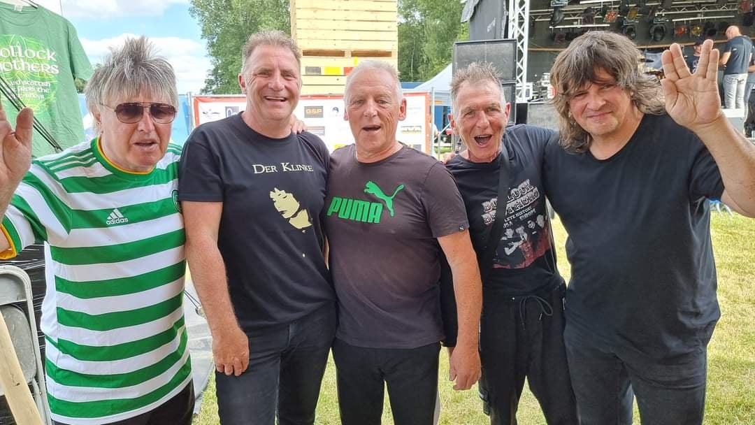 The Bollock Brothers (McDonald far left)