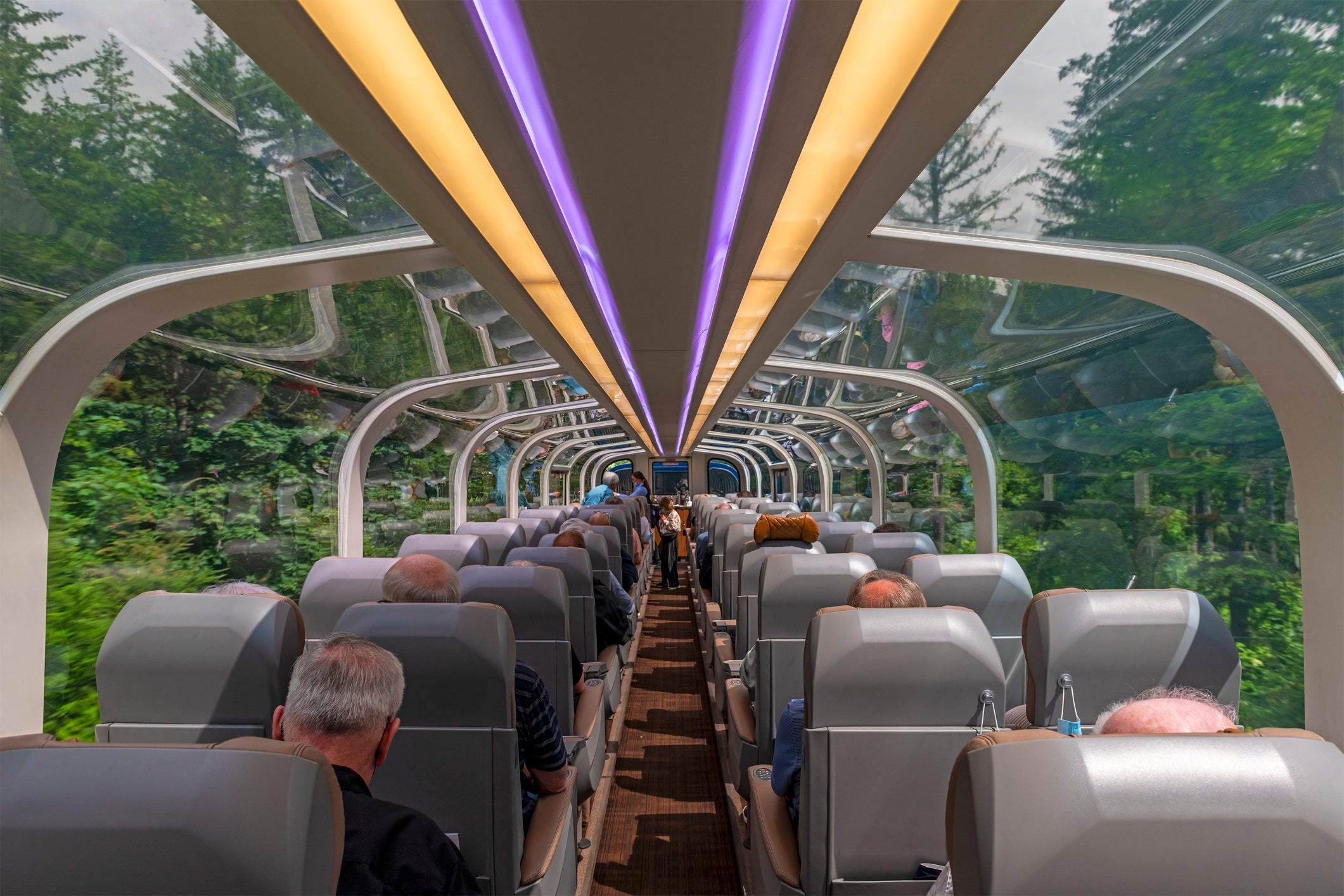 The Rocky Mountaineer will travel between Banff, Lake Louise and Jasper