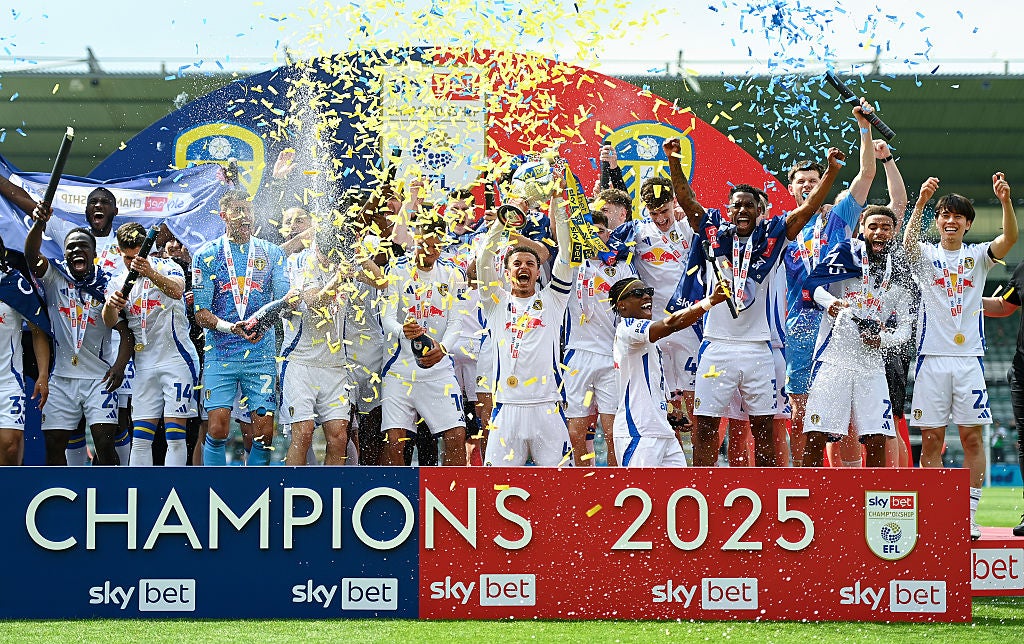 Leeds United won the Championship title last season with a dramatic final-day victory