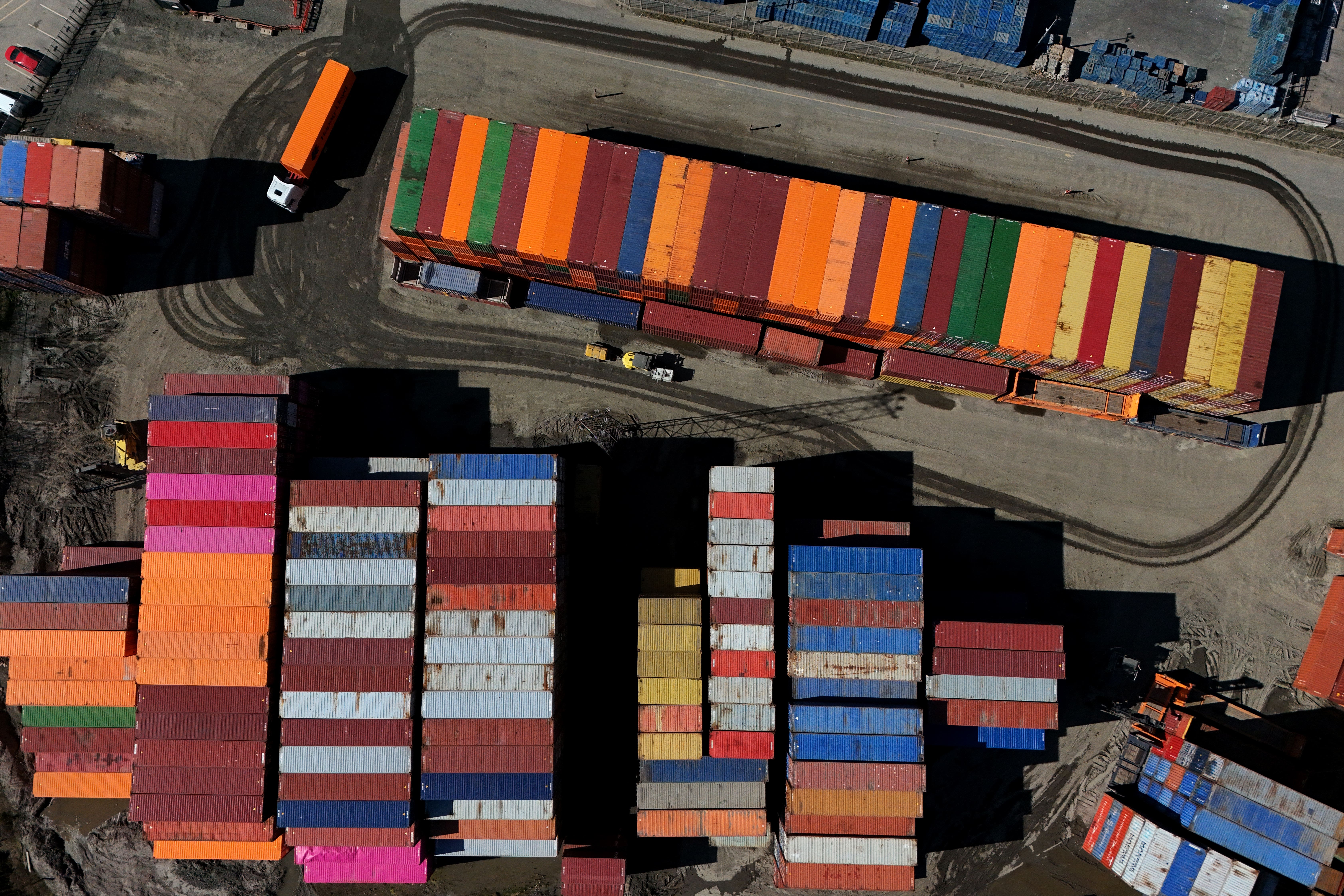 The IMF said there had been a rush of imports into the US in recent months