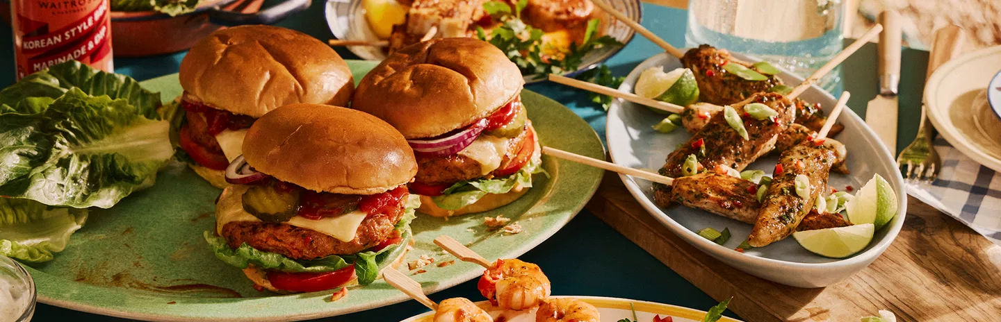 The options at Waitrose are endless, ranging from lamb burgers and tuna steaks to these delicious-sounding chilli halloumi burgers