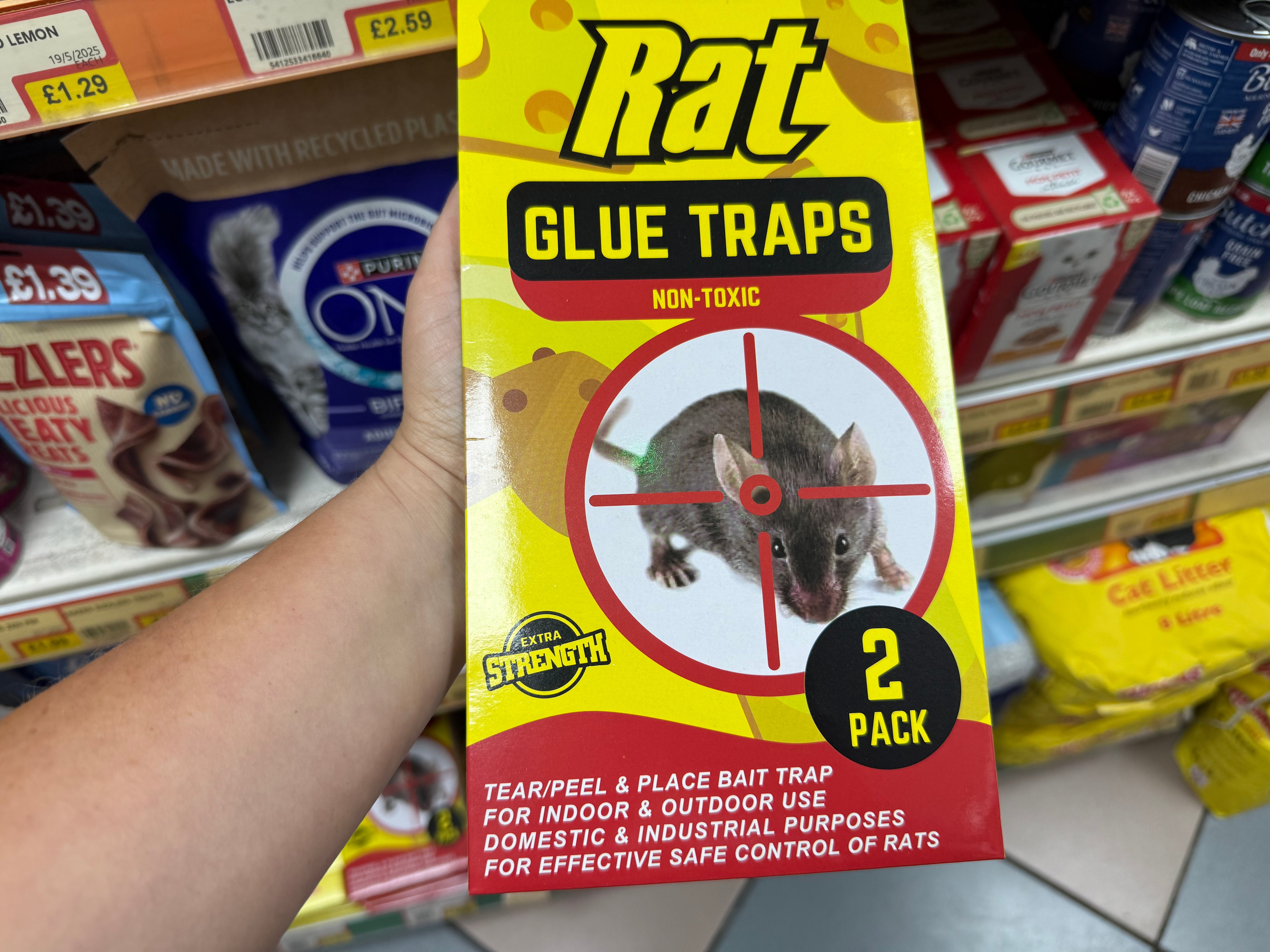 In 23 shops sales staff said it would be fine to set the trap outside, failing to explain it was illegal