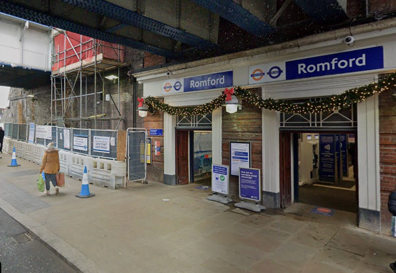 A woman in her sixties stabbed to death in Romford is believed by police to have known a 20-year-old man who died on railway tracks there just hours earlier