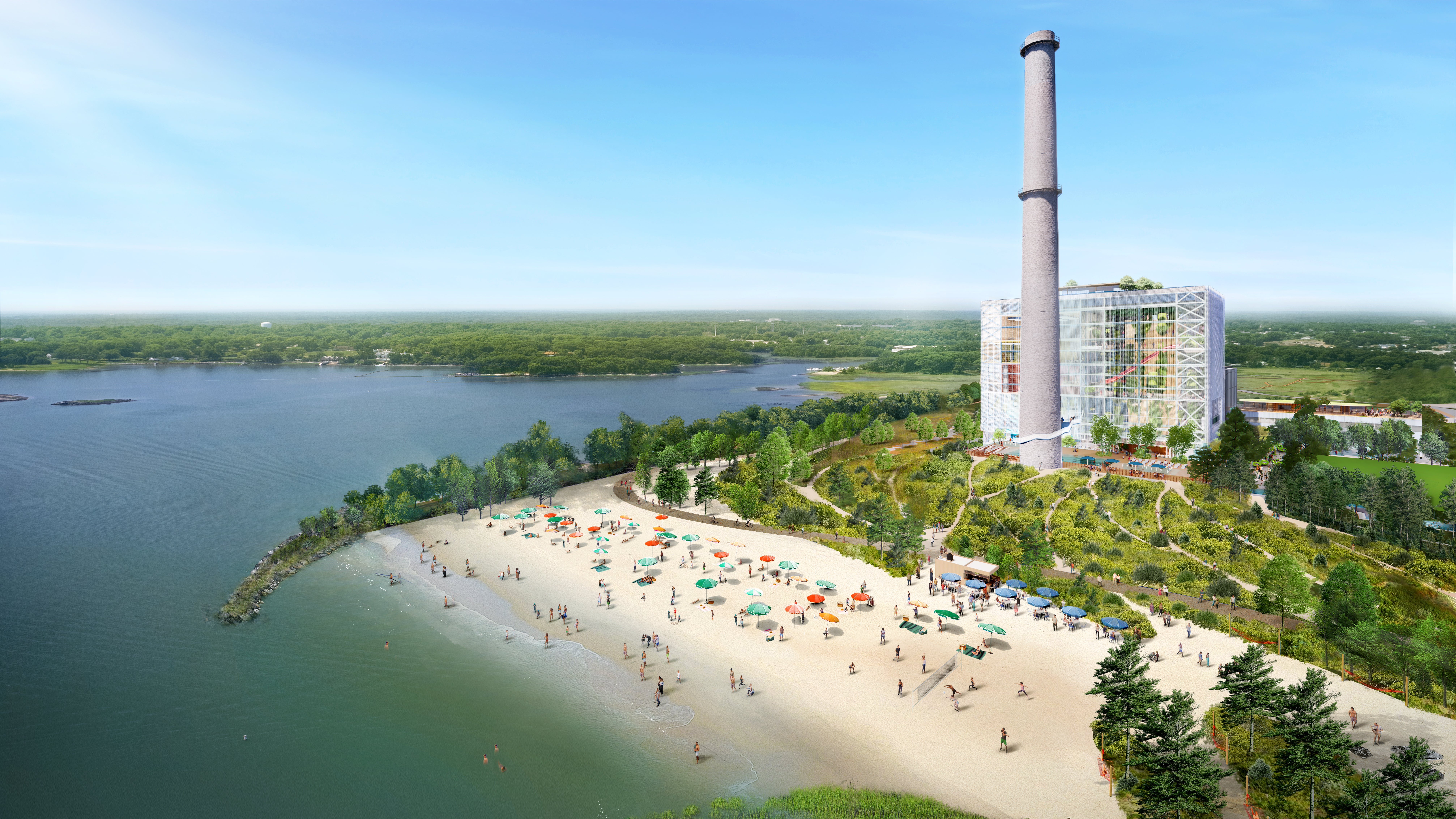 An artist's impression of the Manresa Wilds beach