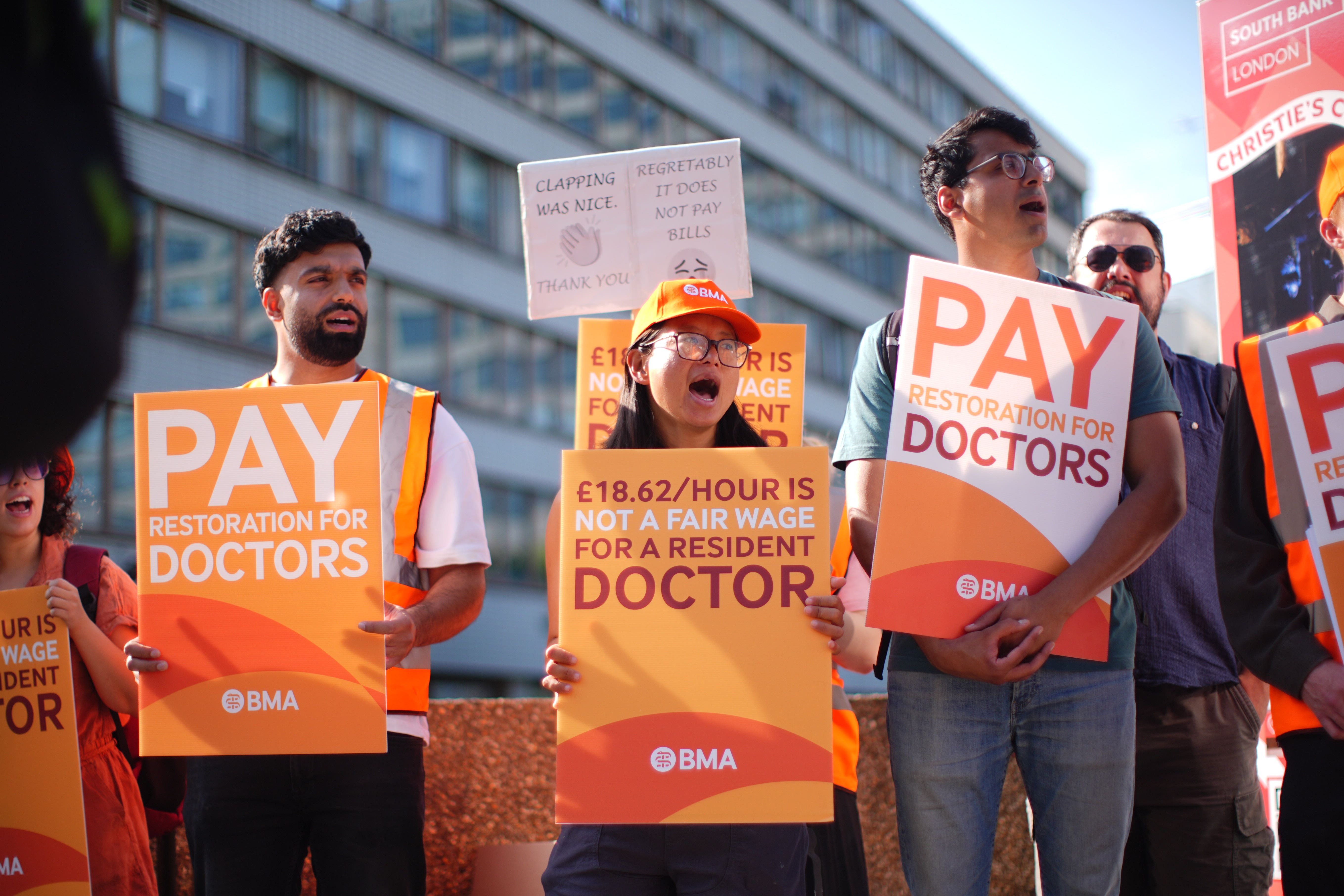 The five-day strike by resident doctors in England finished on Wednesday