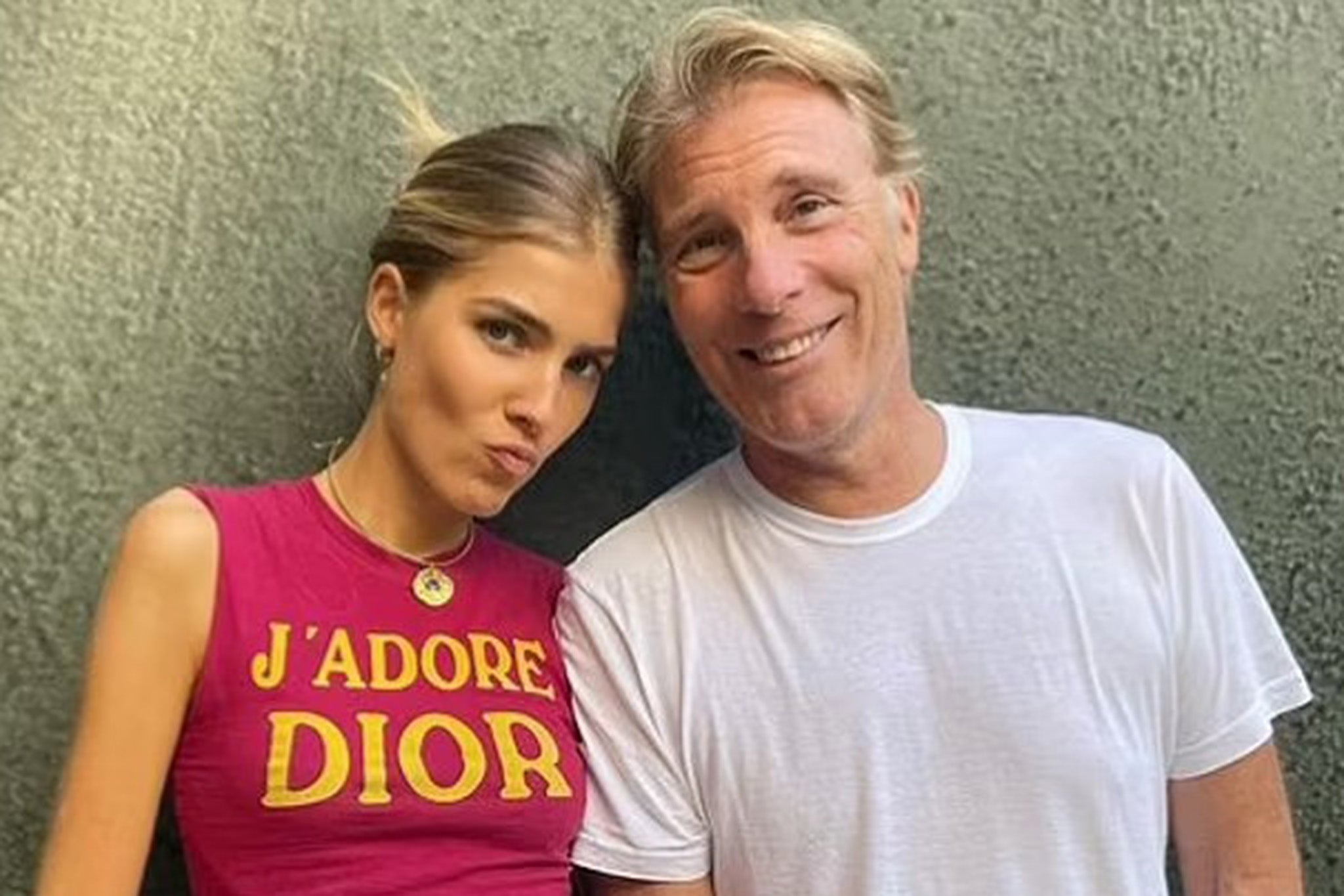 Mr Aspinall with his youngest daugher Freya