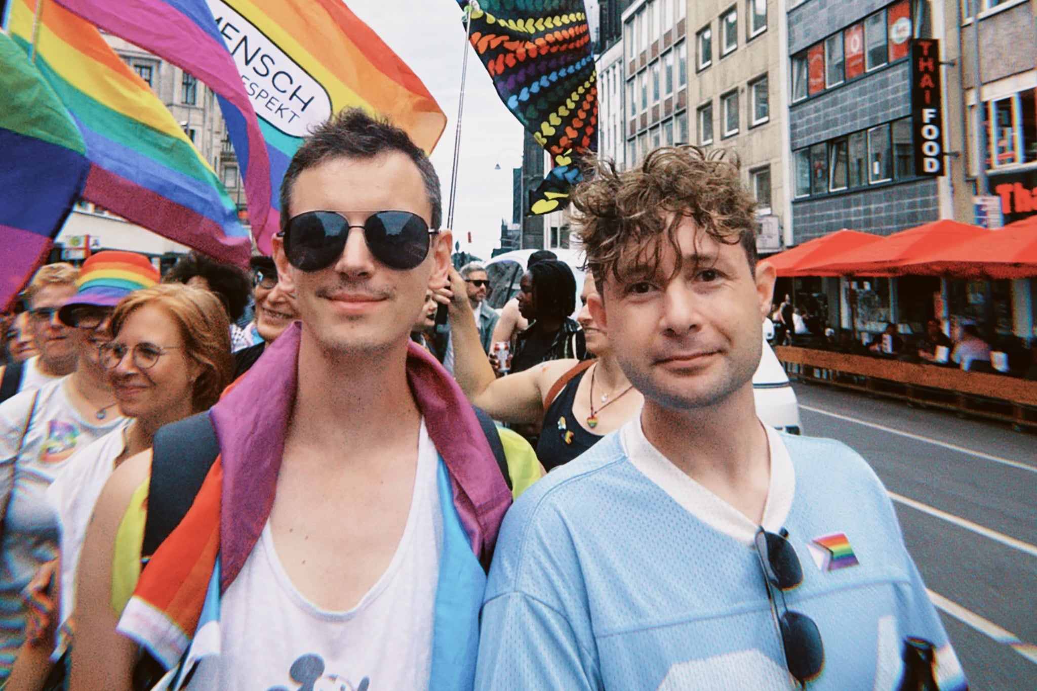 It took years of therapy for Ben Gibbons (right, with his husband Lee) to recover from the trauma of his religious upbringing