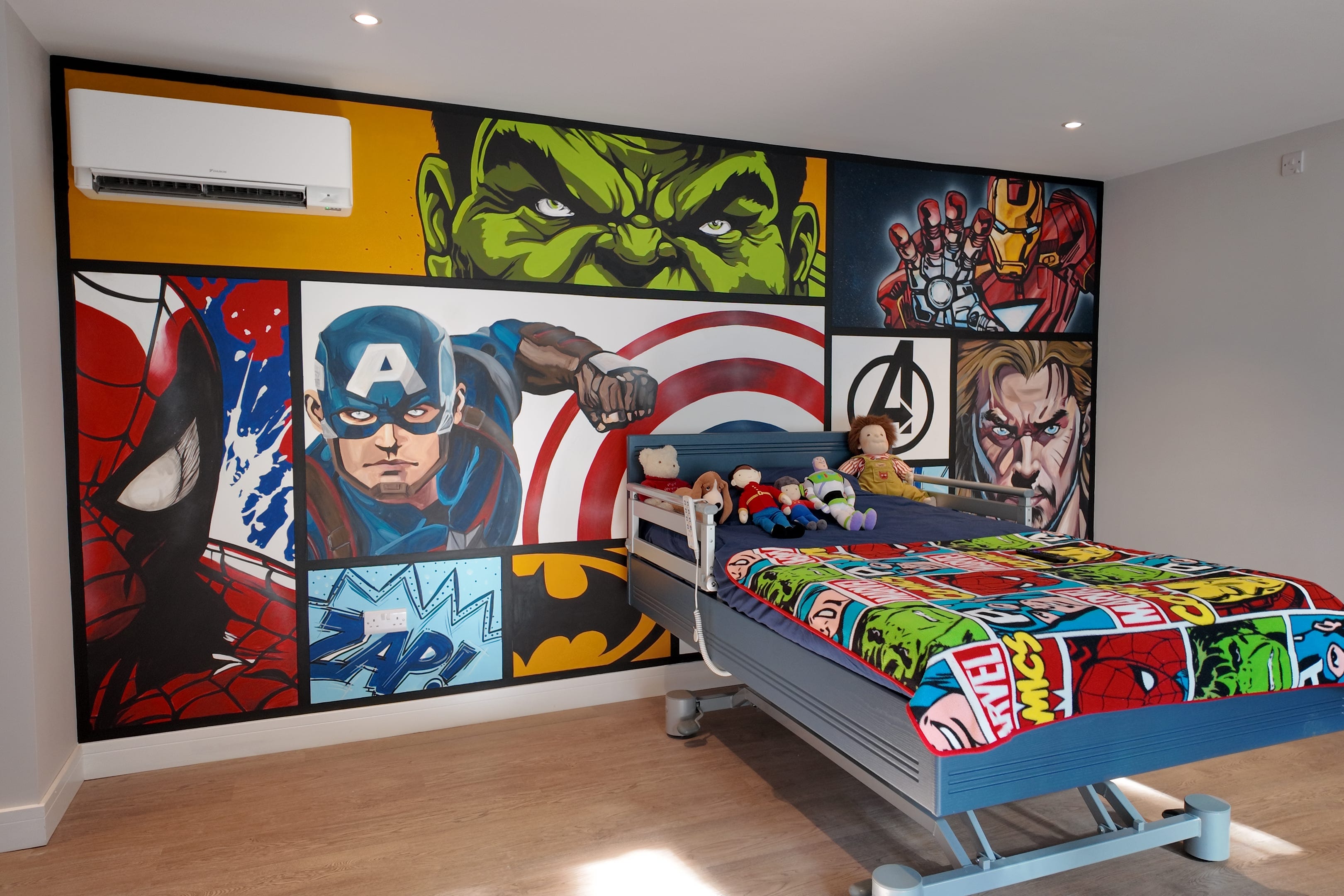 Volunteers from the national construction charity Band of Builders completed renovations at the home of disabled boy Toby Fletcher, 16, after his father died (Band of Builders/ PA)