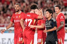 Yokohama F. Marinos v Liverpool live: Florian Wirtz gets off the mark as Reds fight back to win in Japan