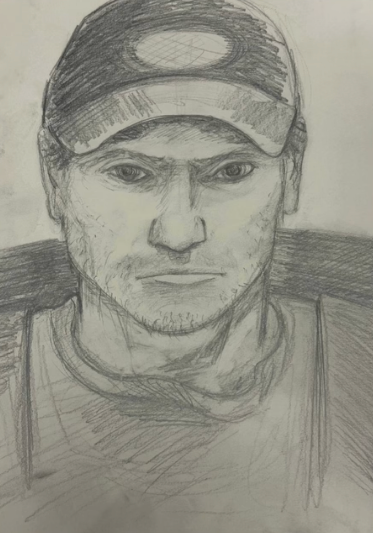 Arkansas State Police released a sketch of the person of interest, asking for the public's help in identifying him as they investigated the double homicide at Devil's Den State Park