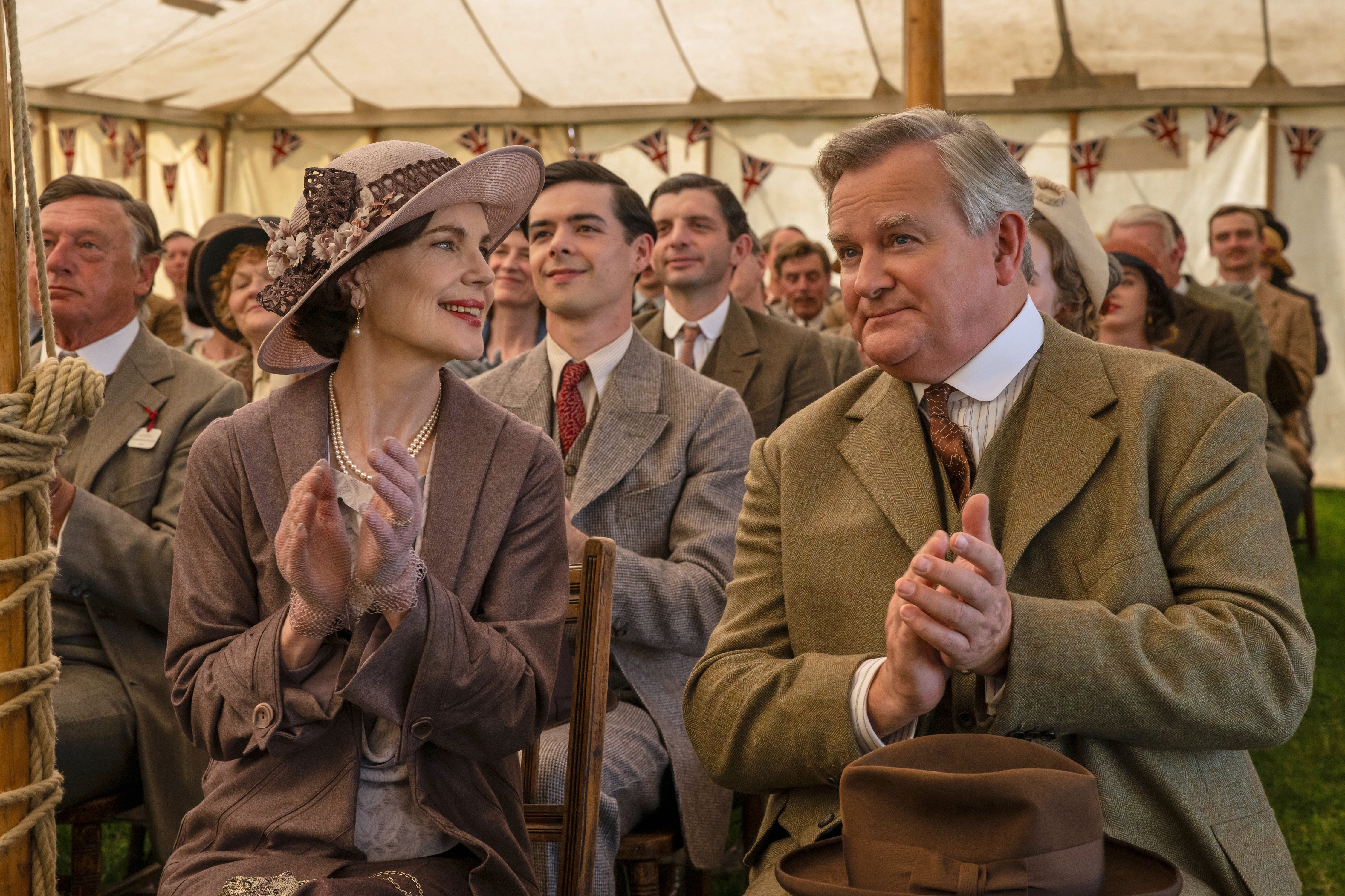 Elizabeth McGovern and Hugh Bonneville in ‘Downton Abbey: The Grand Finale’