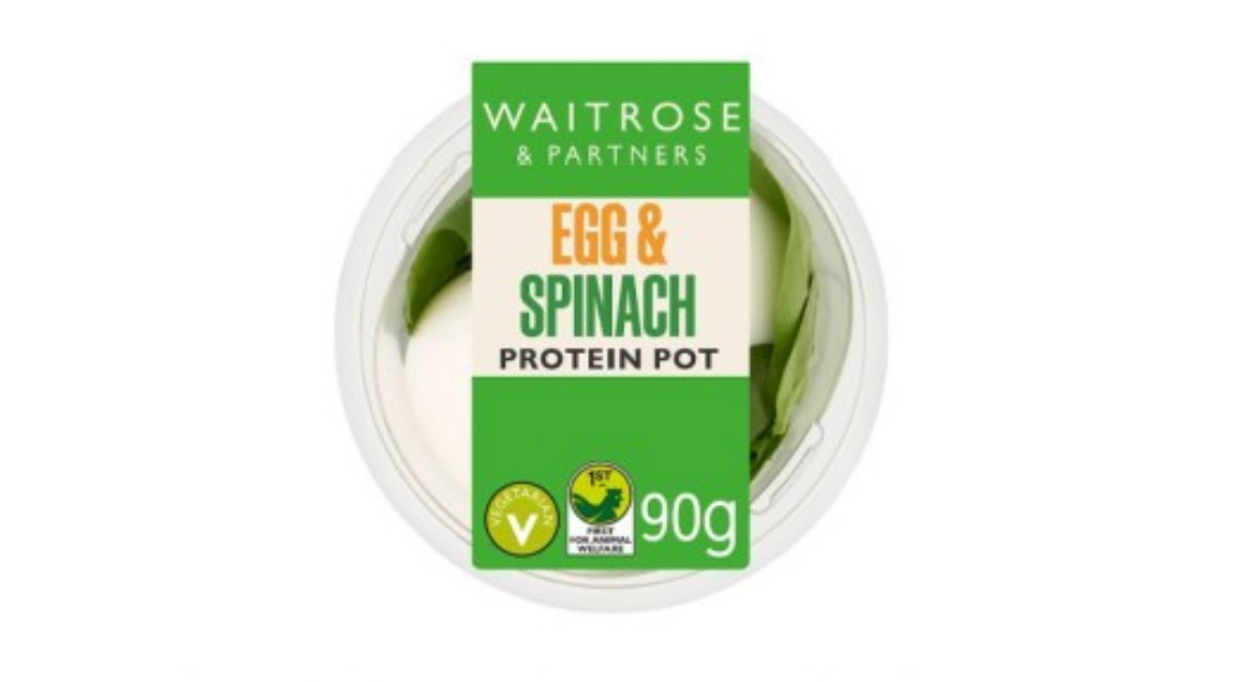 Waitrose has recalled its egg and spinach protein pot