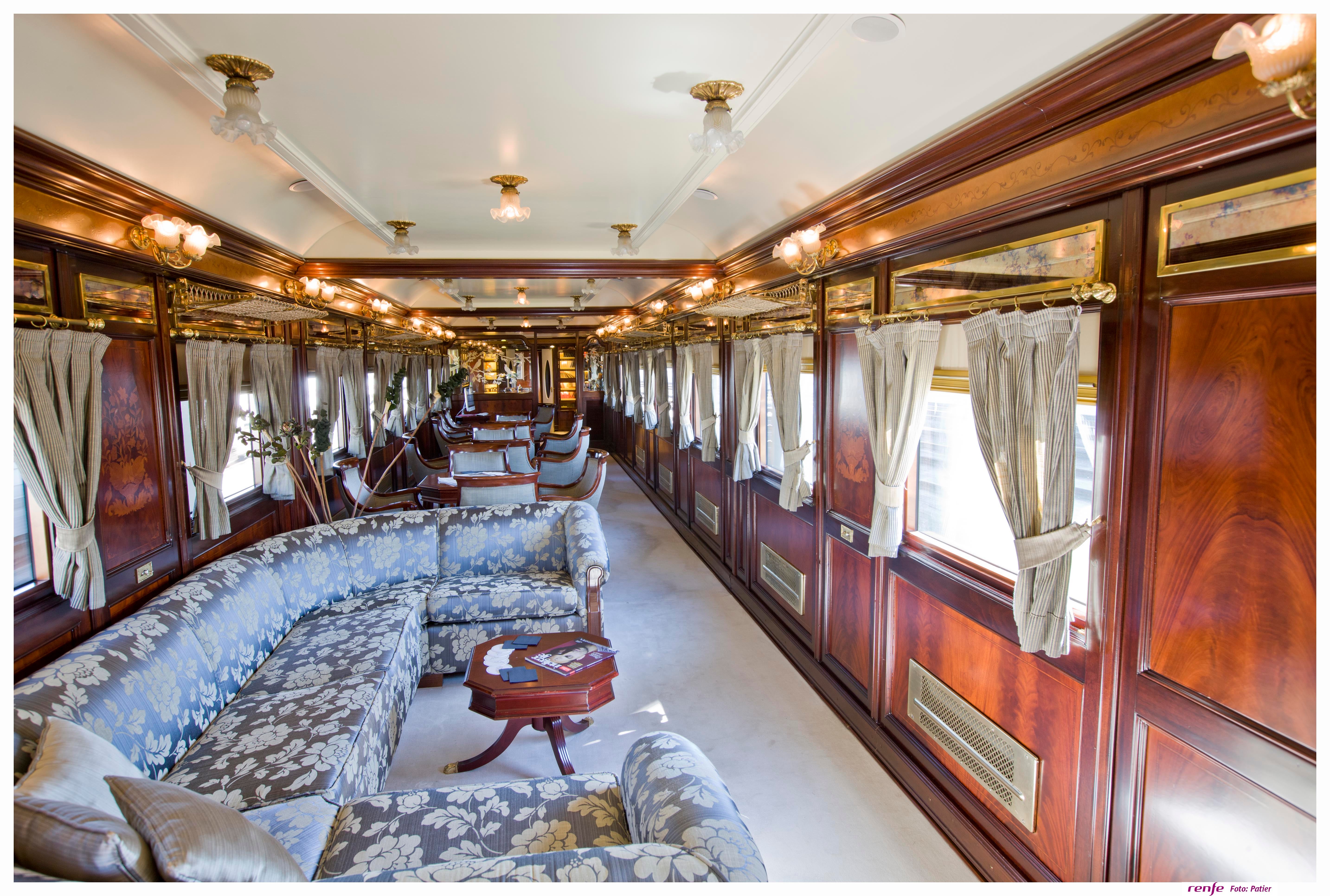 The carriage interiors date back to the early 20th century