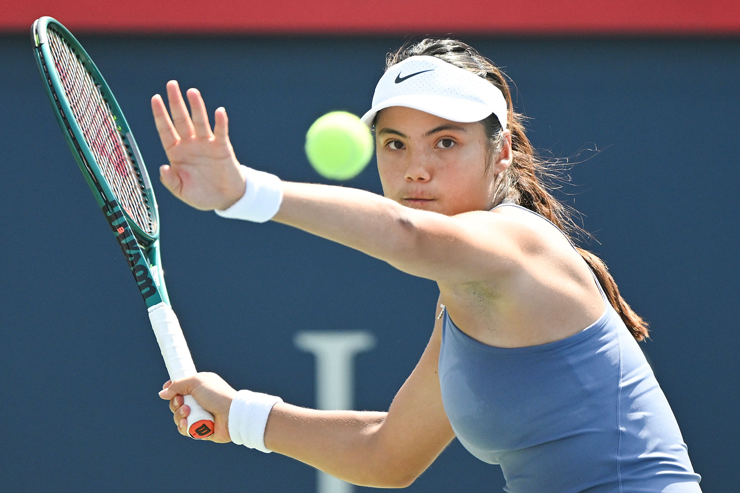 Emma Raducanu powers past Peyton Stearns to continue strong form in Montreal