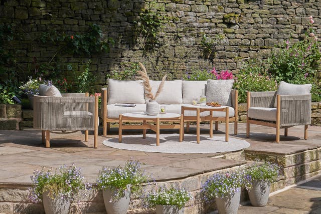 From stylish dining sets to funky serveware, ideas to elevate your outdoor dining (Ruma/PA)