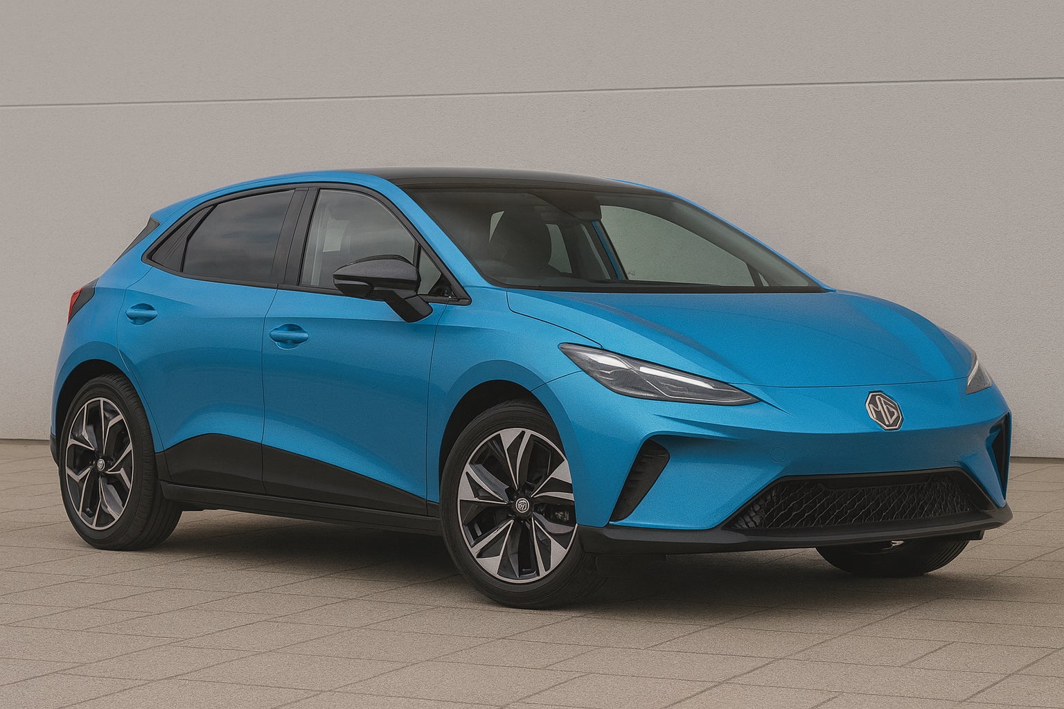 Our picture shows how a new MG2 all-electric supermini could look