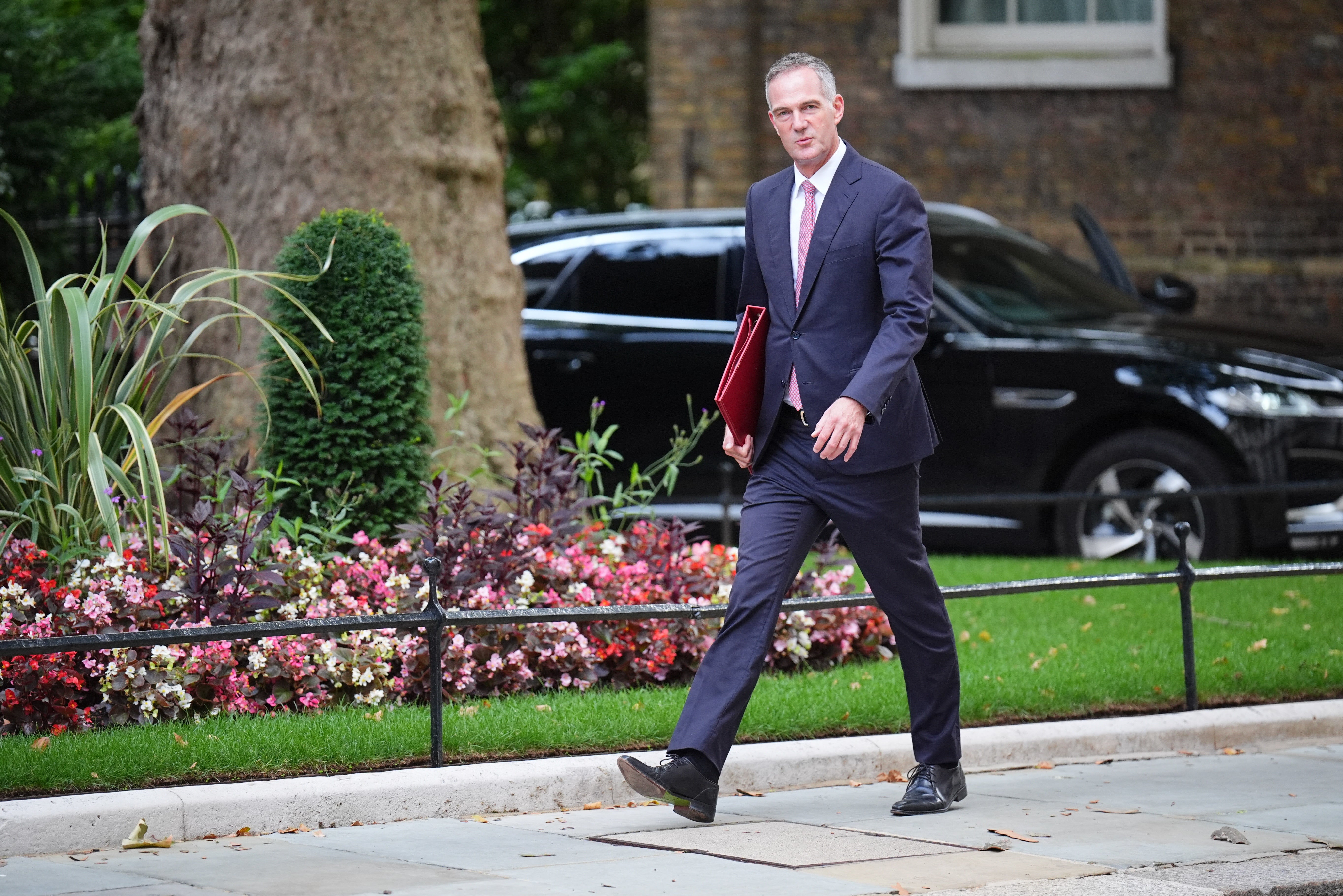 Technology Secretary Peter Kyle arrives in Downing Street for a Cabinet meeting (James Manning/PA)