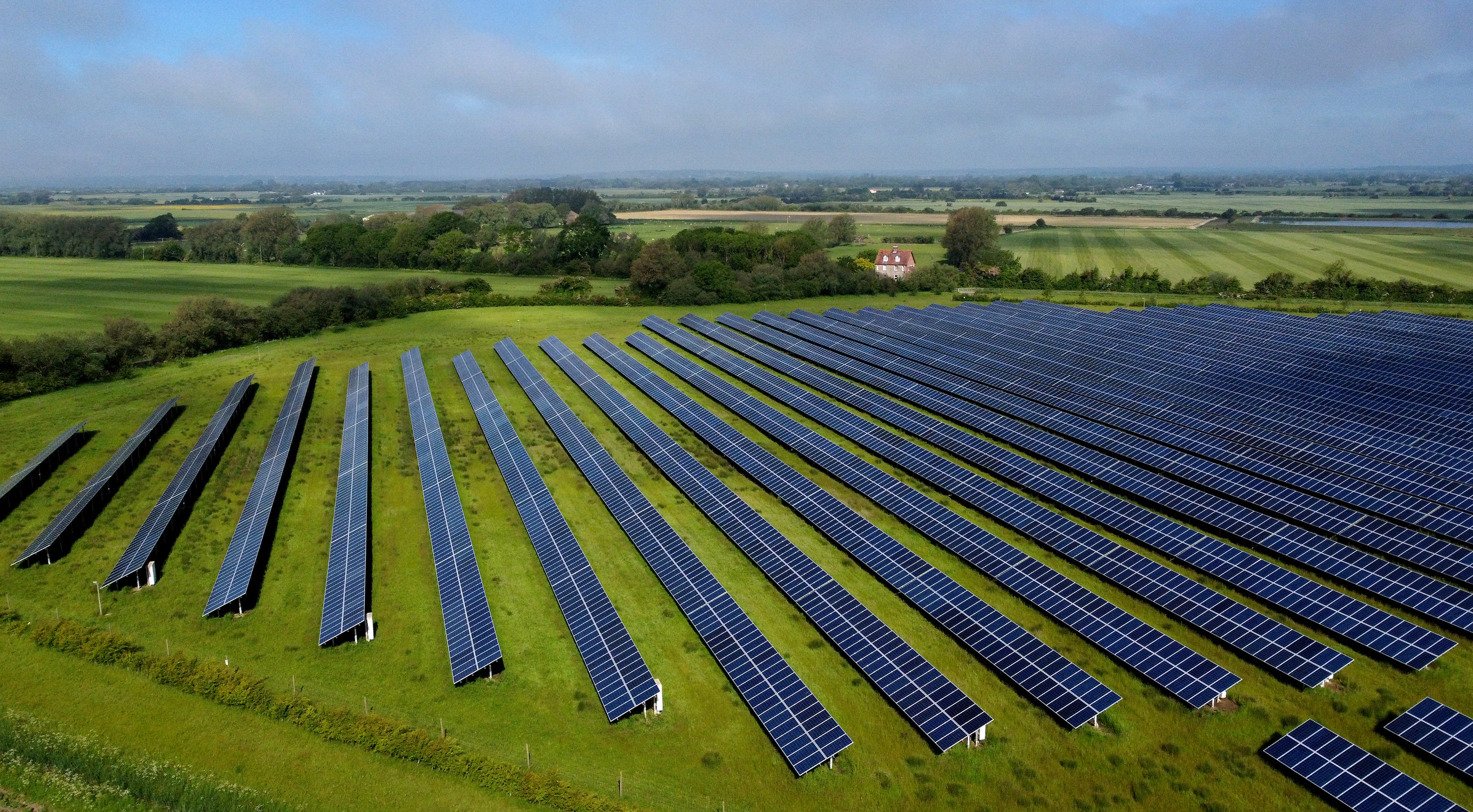 Solar power contributed to the record high renewables generation (Gareth Fuller/PA)
