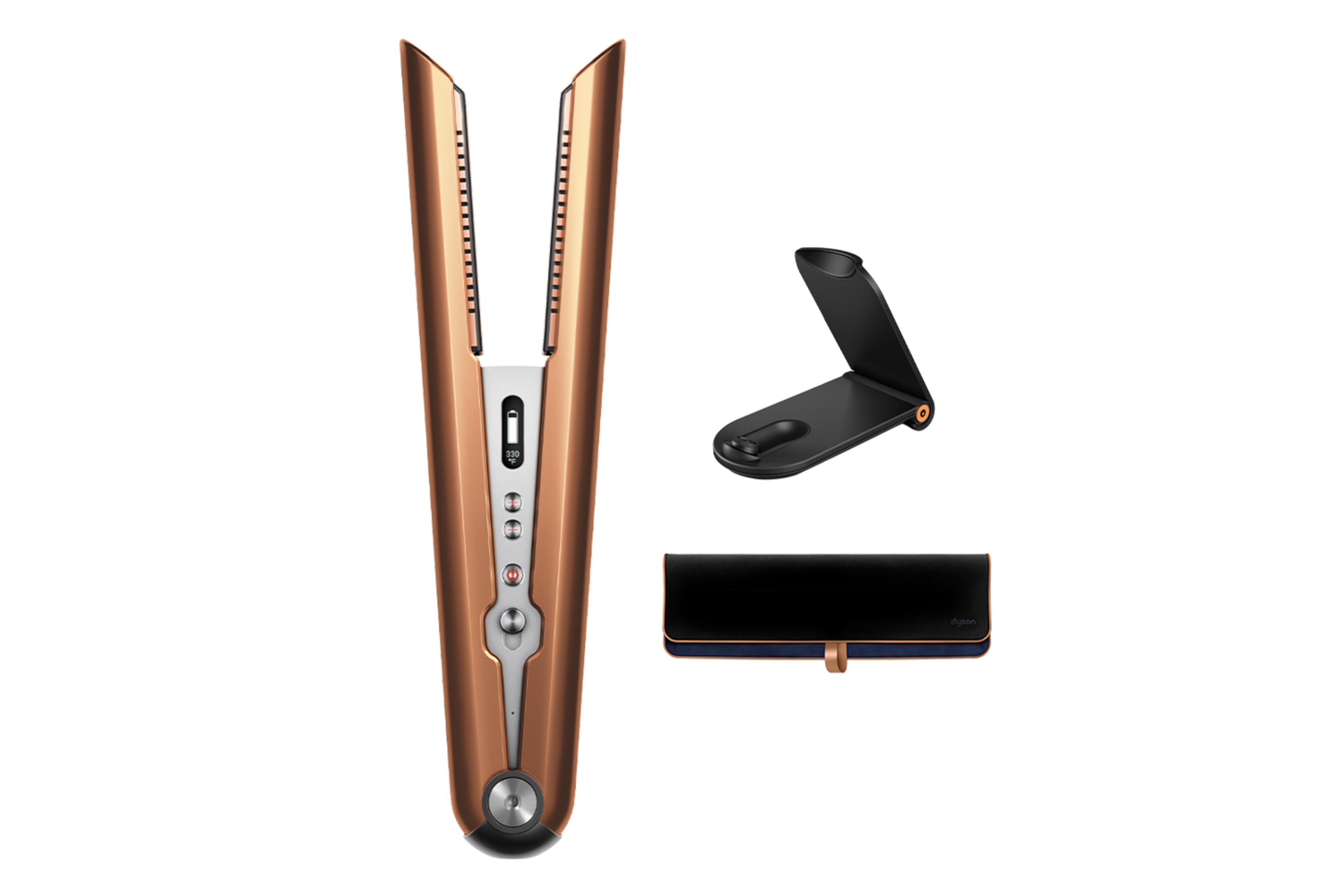 The corrale's flexible plates aim to style hair more thoroughly on a single pass