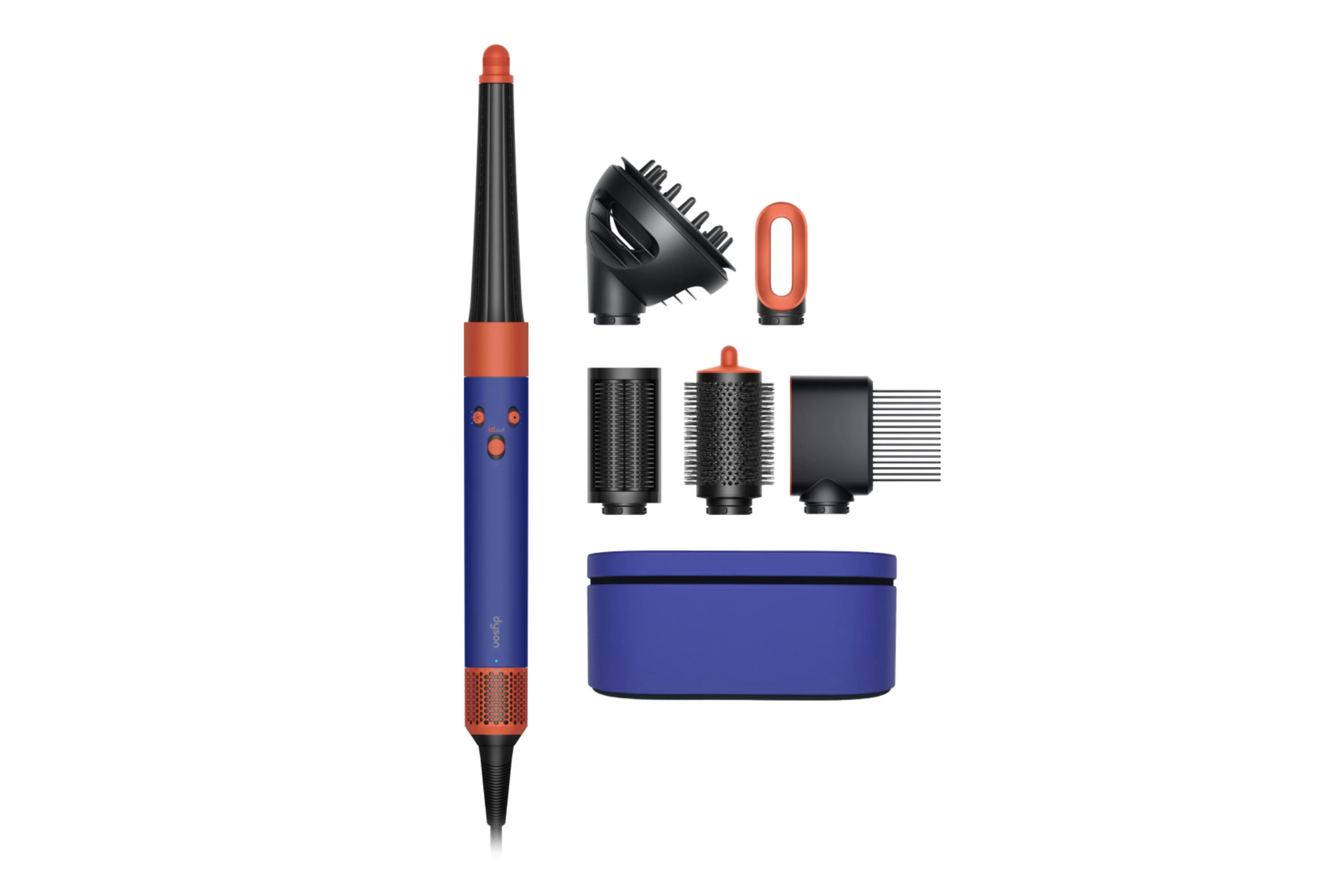 The curly and coily iteration (pictured) includes a diffuser and combing tools for coarse hair types