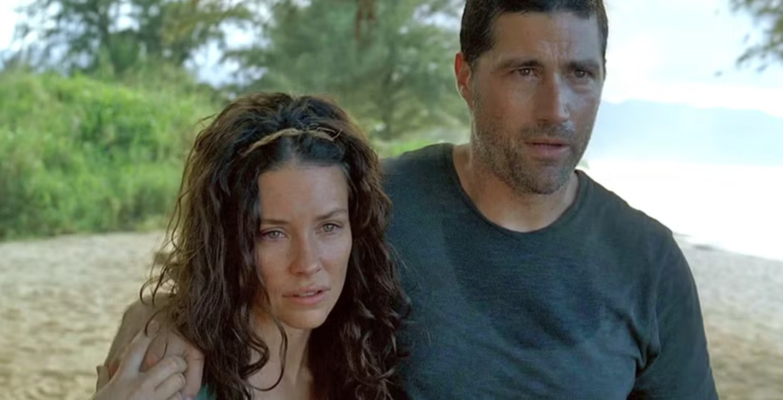 Evangeline Lilly and Matthew Fox in 'Lost'