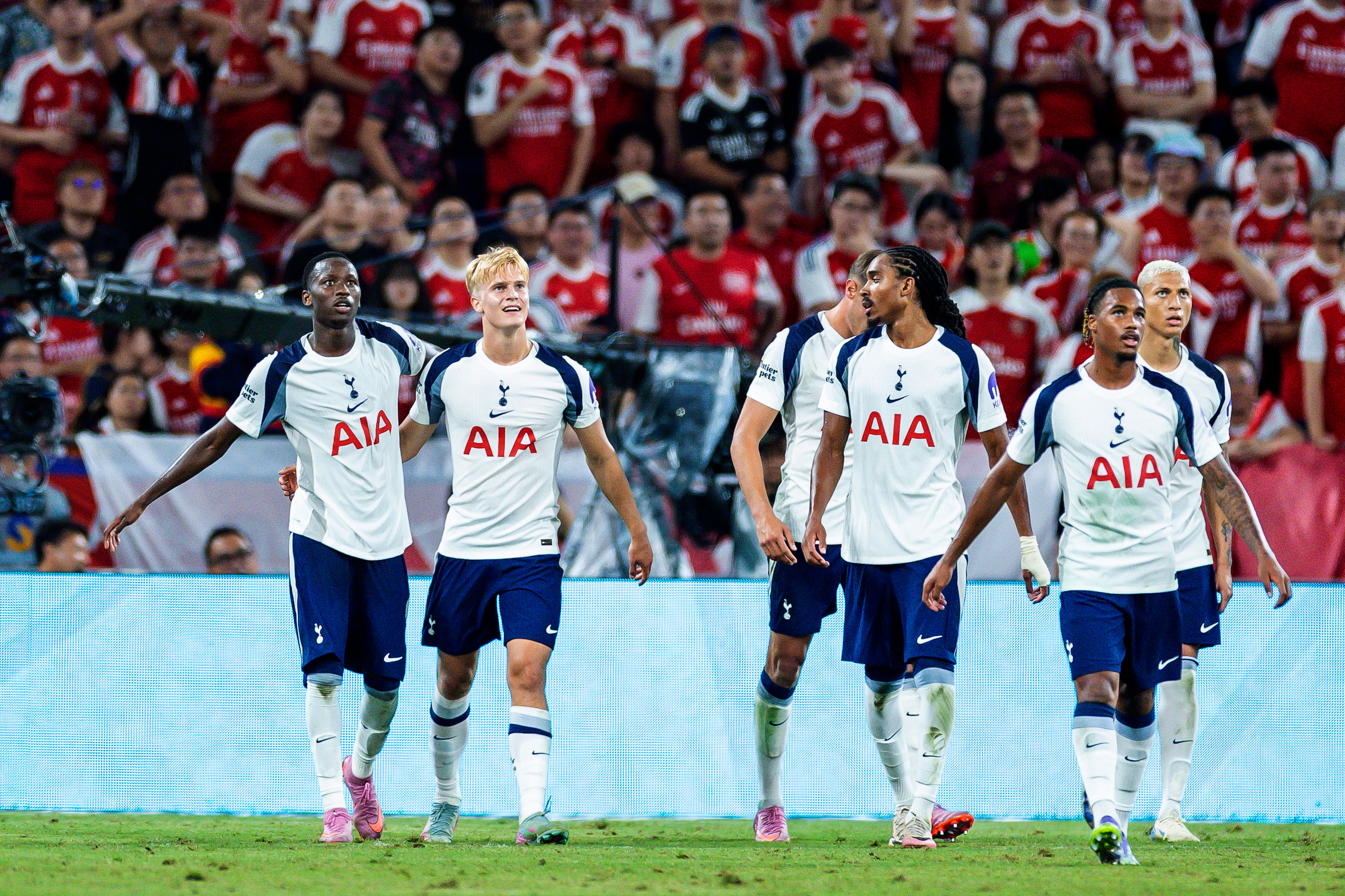 Spurs beat Arsenal in pre-season in Hong Kong