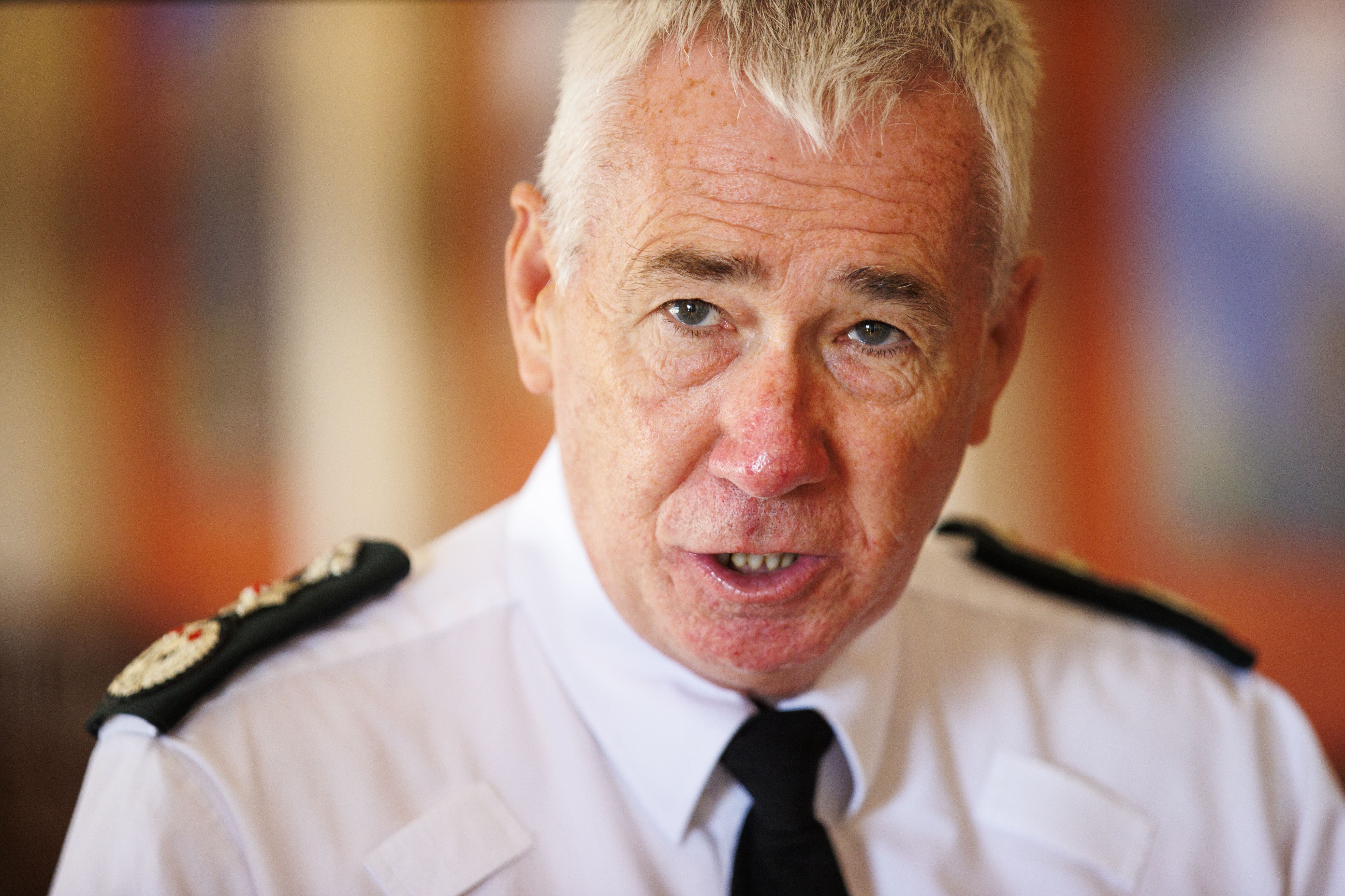 Chief Constable of the Police Service of Northern Ireland Jon Boutcher attended the anniversary event (PA)