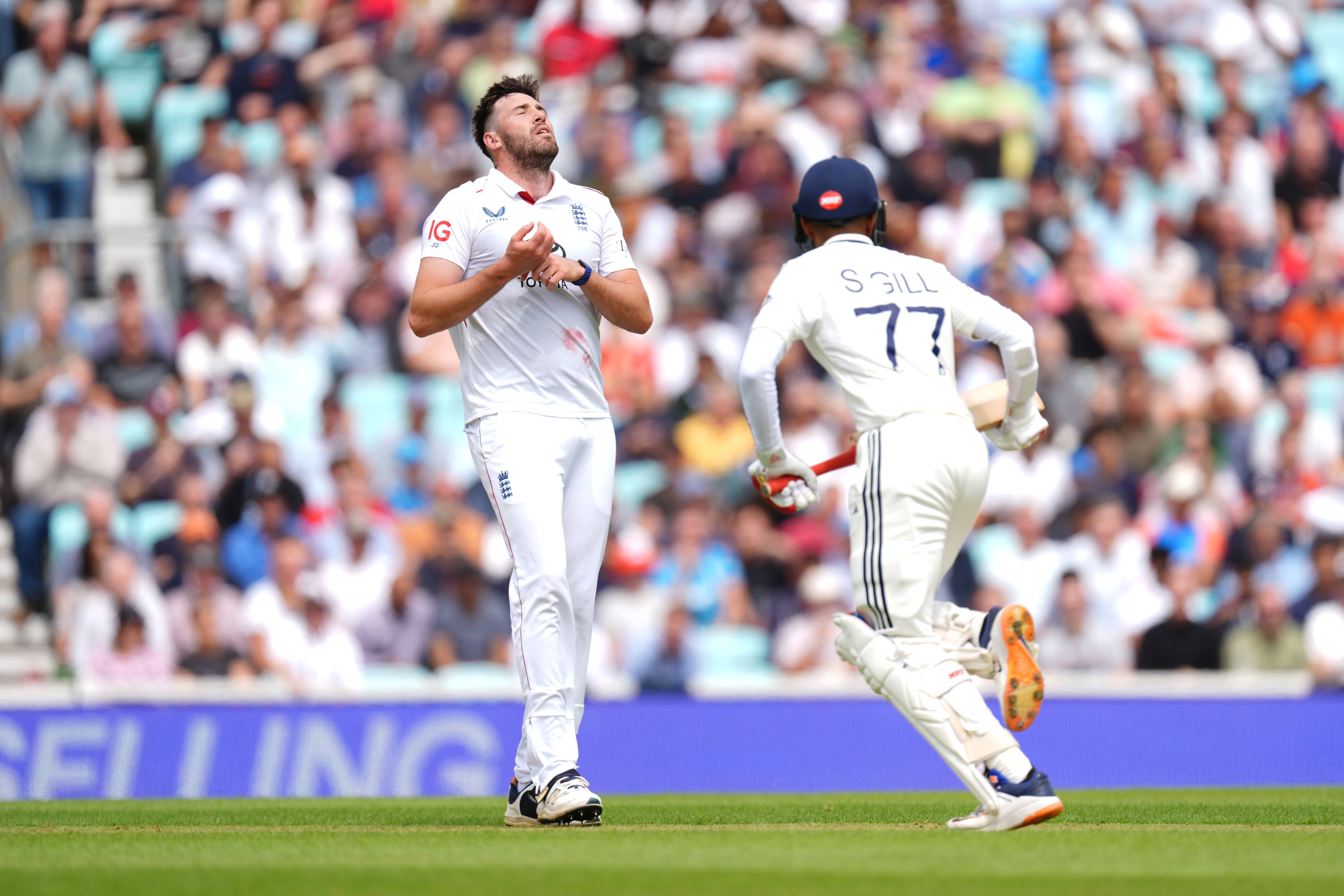 England managed to take two wickets after winning the toss (Ben Whitley/PA)