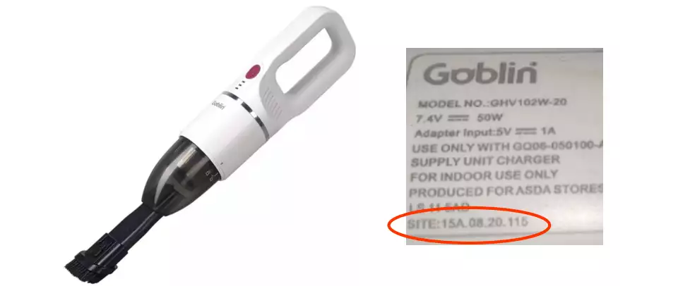 The Goblin cordless vacuum is being recalled due to a fire risk caused by battery overheating