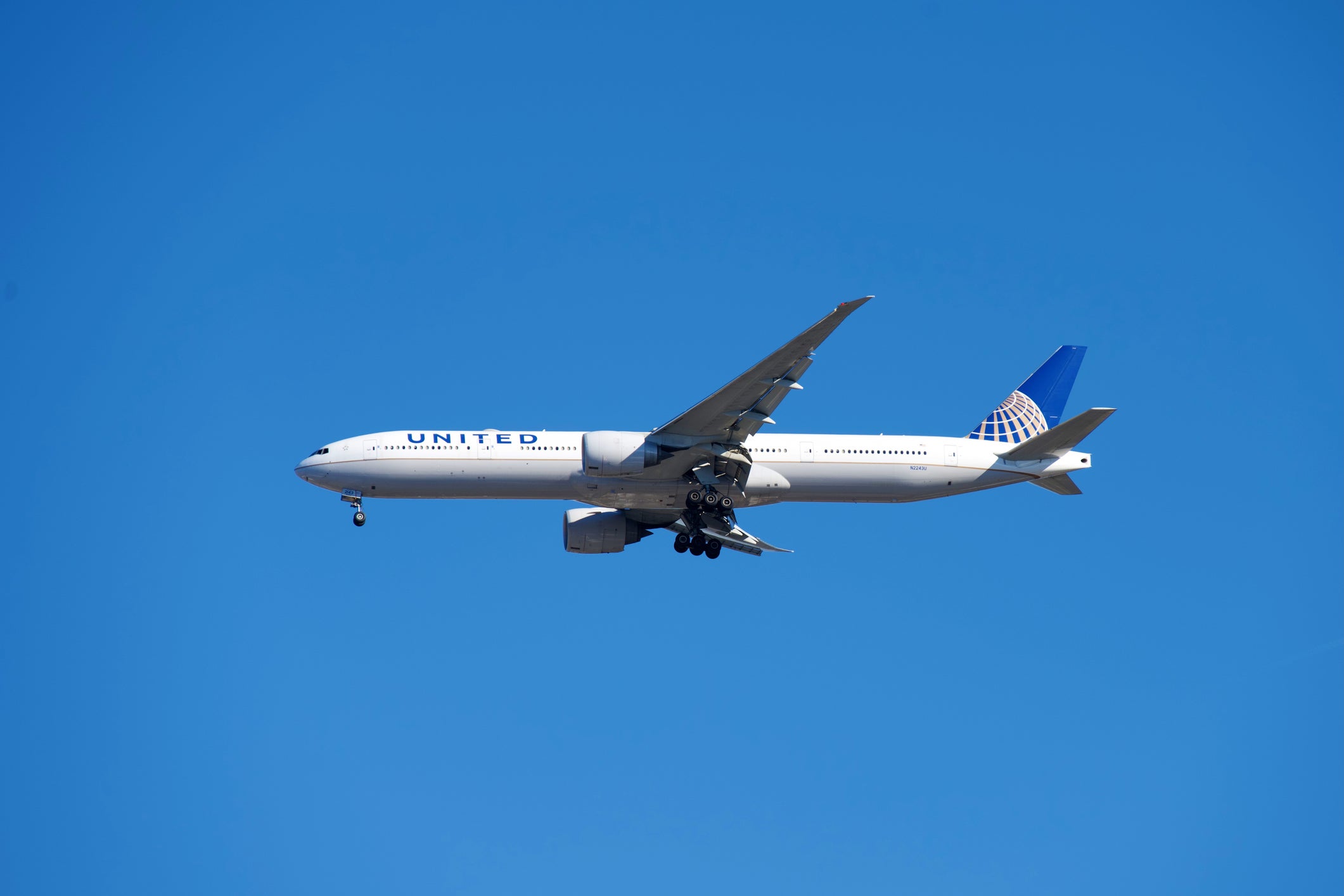Munich-bound United flight was carrying 219 passengers and 11 crew members when it made a mayday call last month following engine failure (stock image)