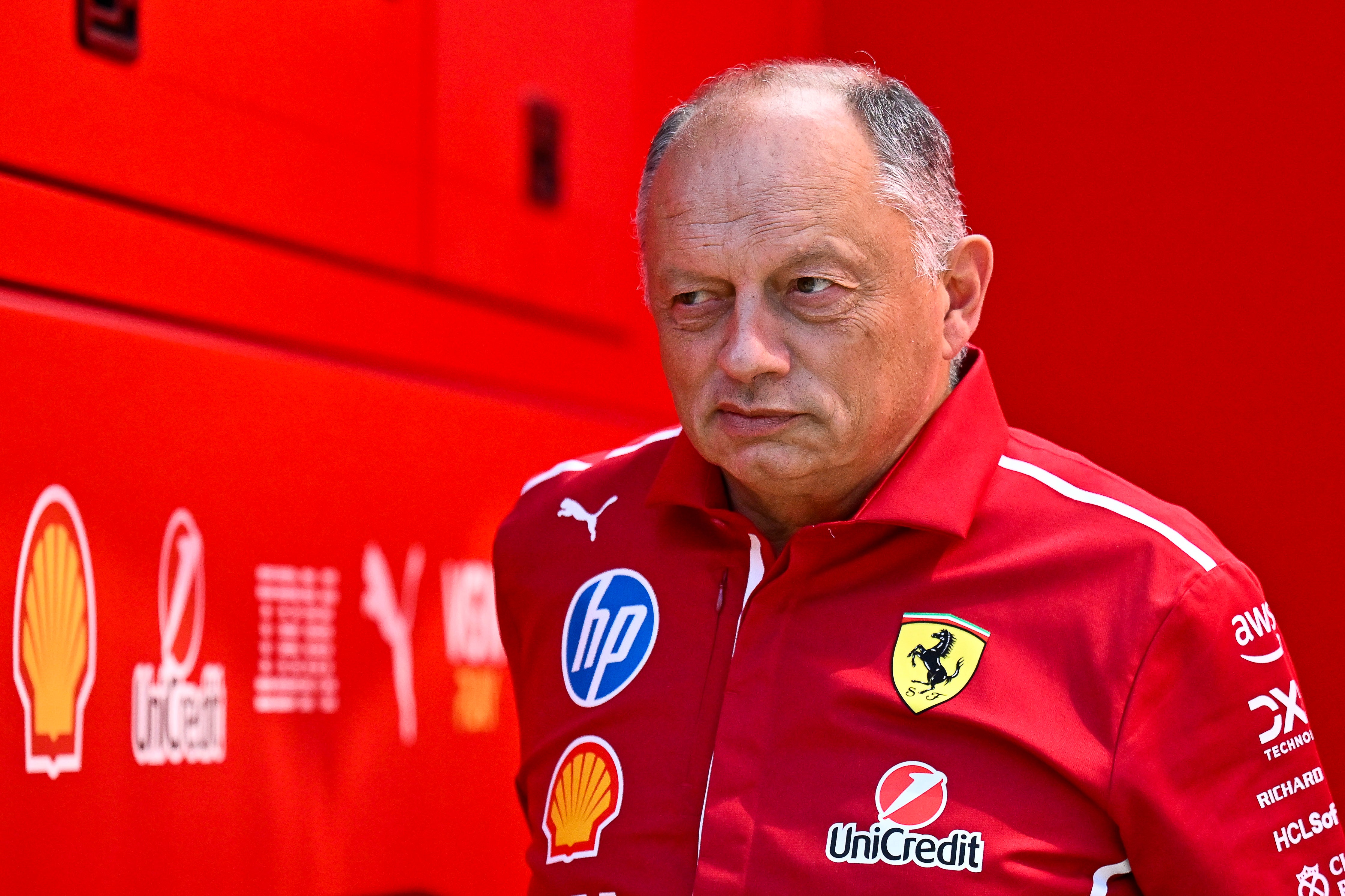 Fred Vasseur has urged Lewis Hamilton to ‘calm down’