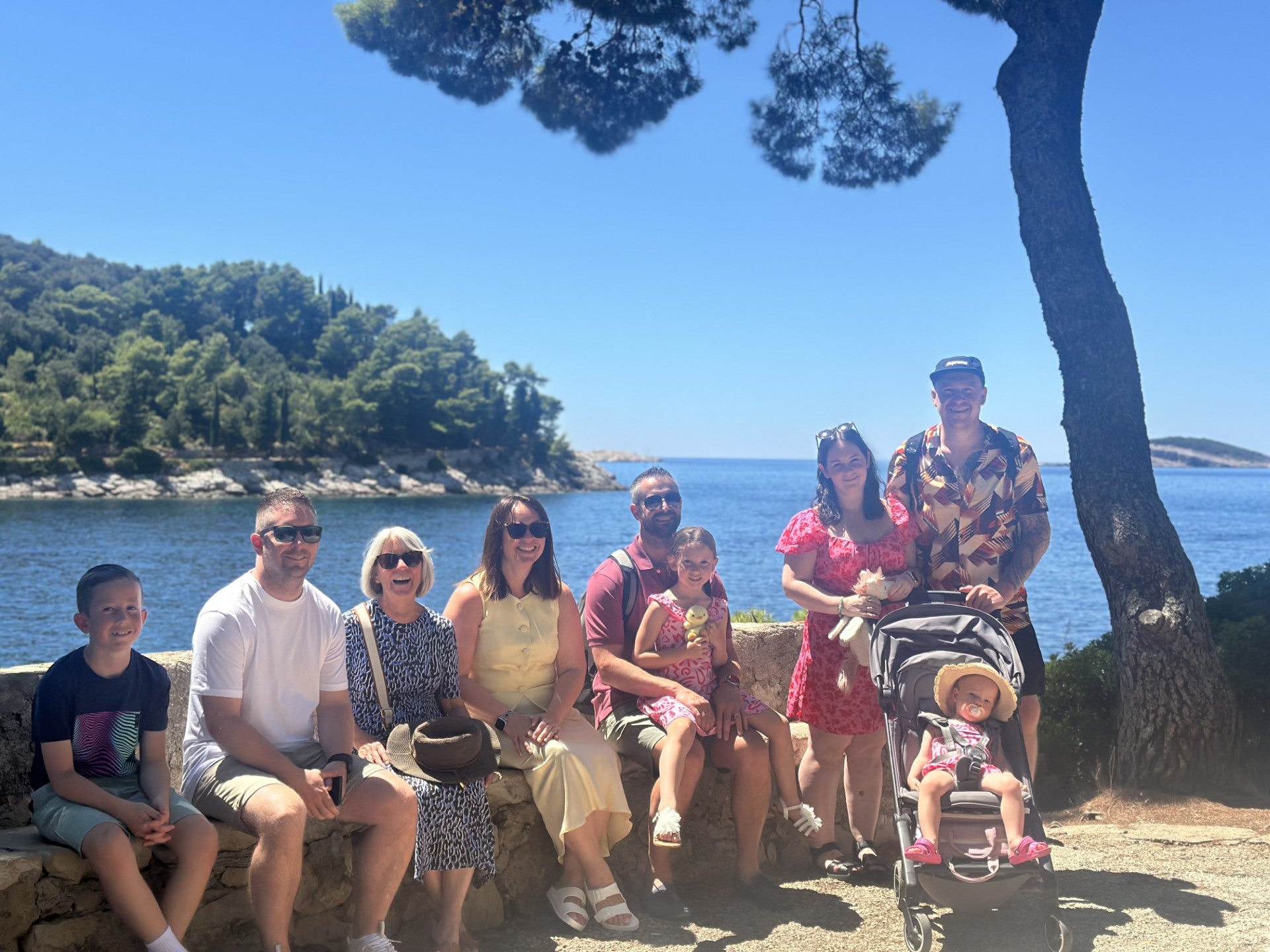 Lauren Harding's family, which includes her mother who has a heart condition, have been left stuck in Croatia