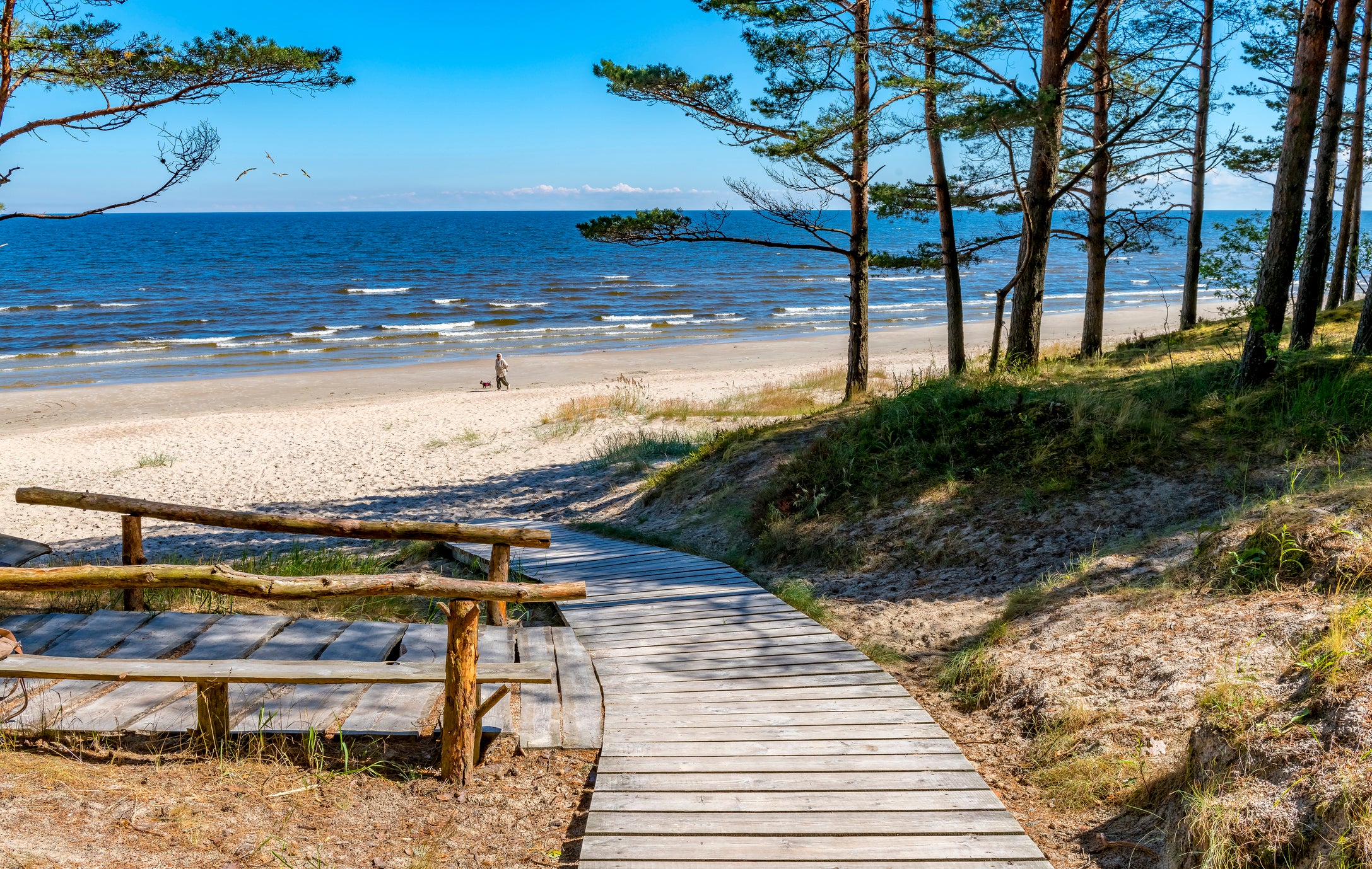 Jurmala is blessed with a 20-mile stretch of picturesque beach
