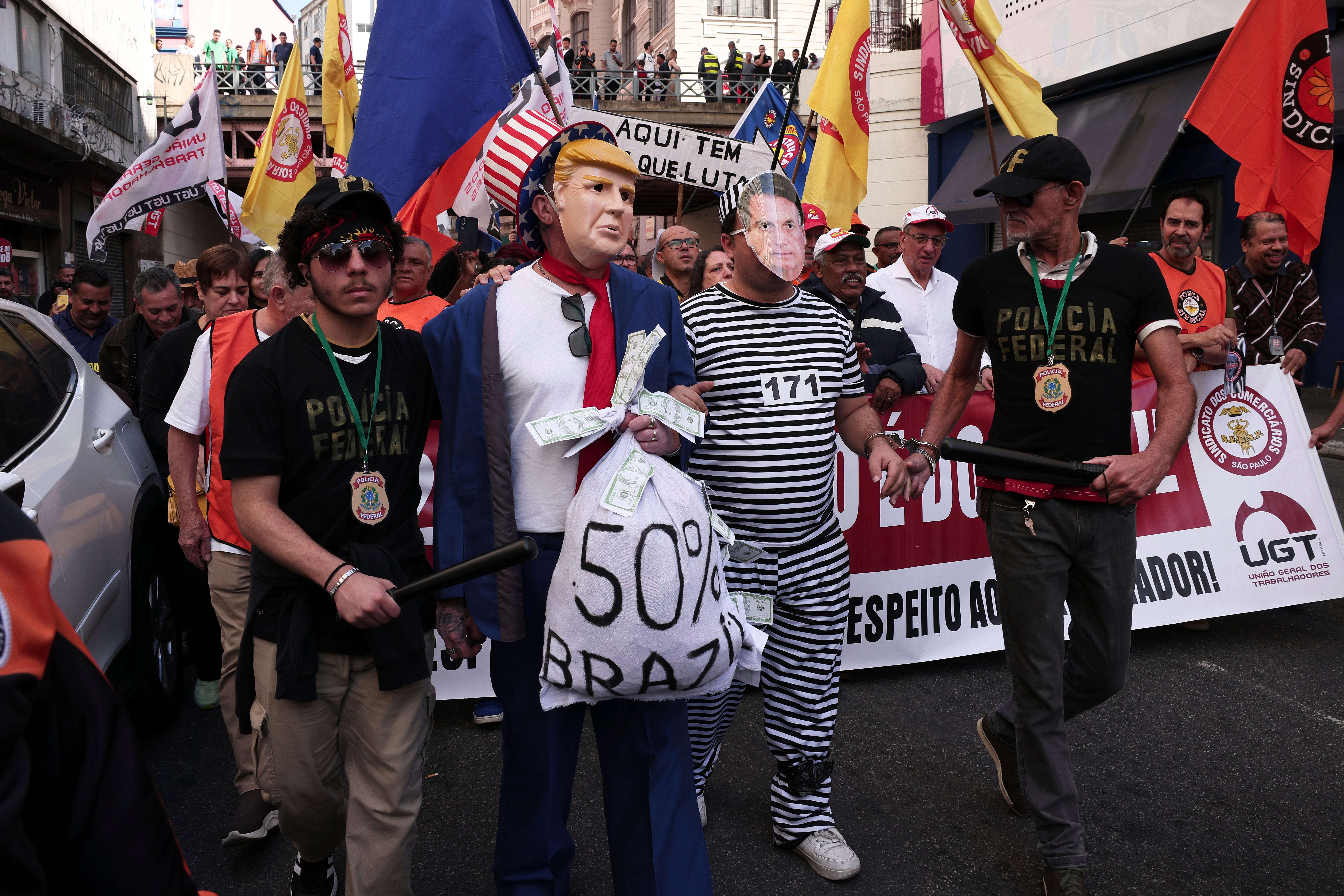 Brazil Trump Tariffs Protest