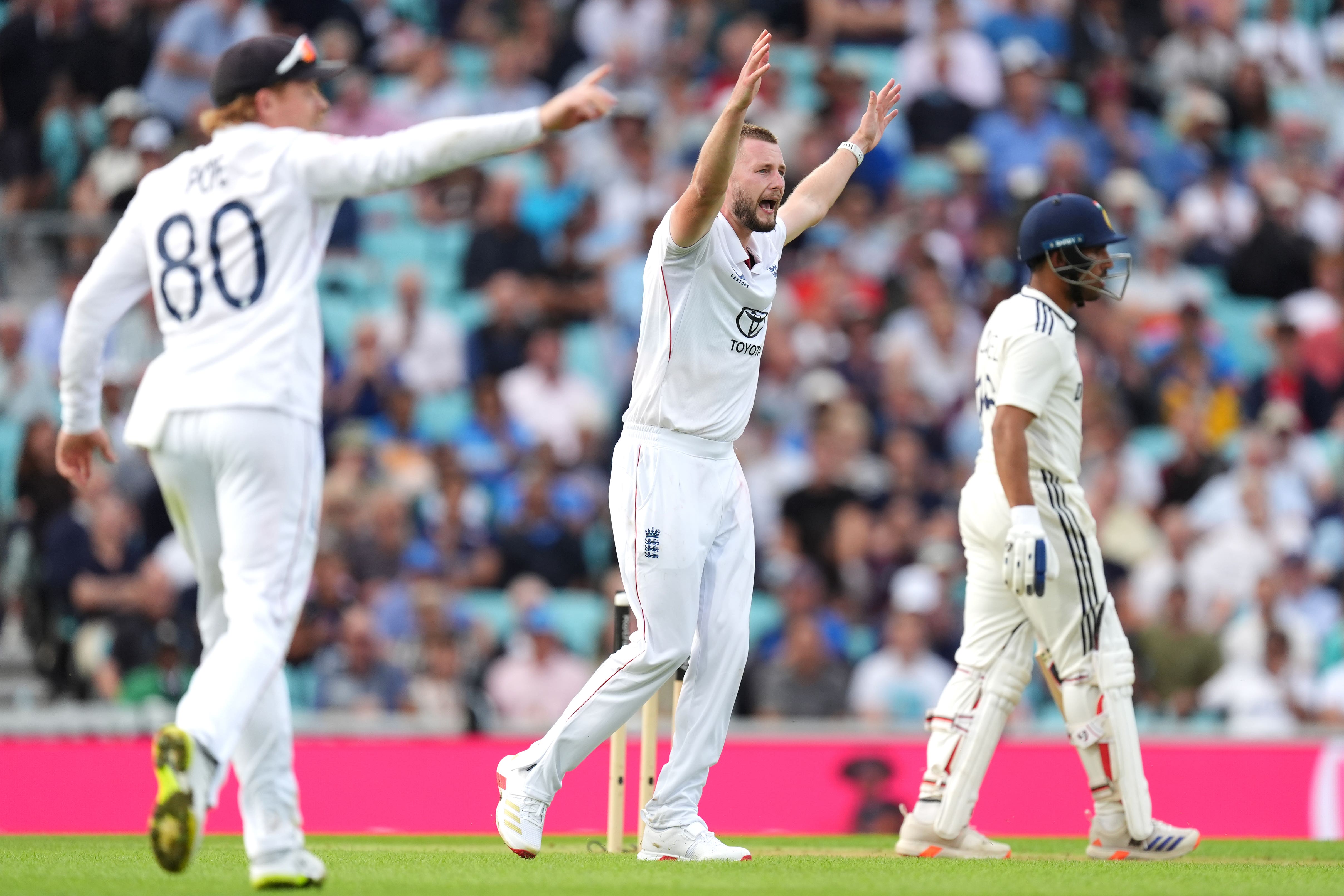 Gus Atkinson starred for England (Ben Whitley/PA)