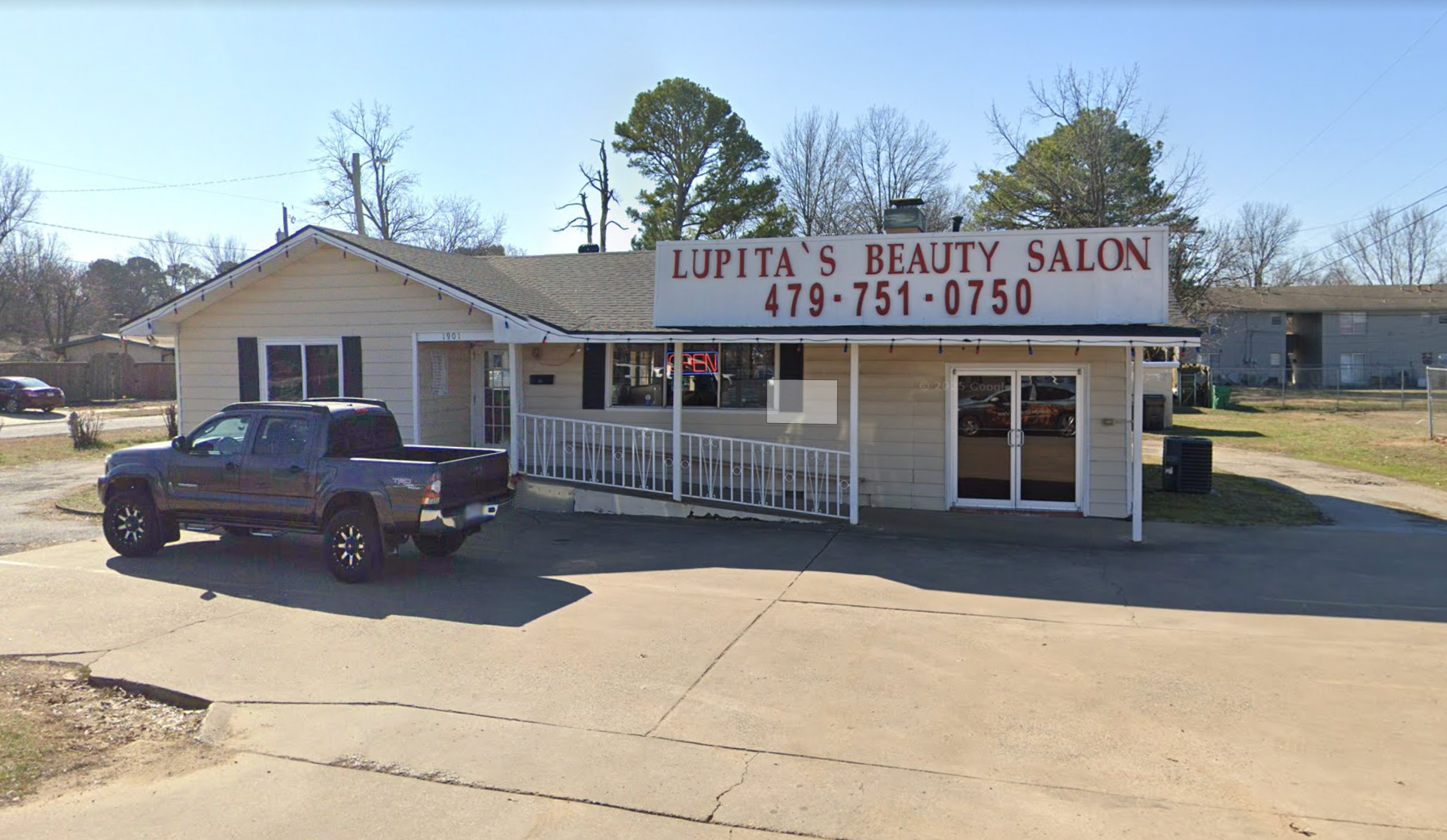 Andrew James McGann was arrested at Lupita's Beauty Salon in Springdale, Arkansas