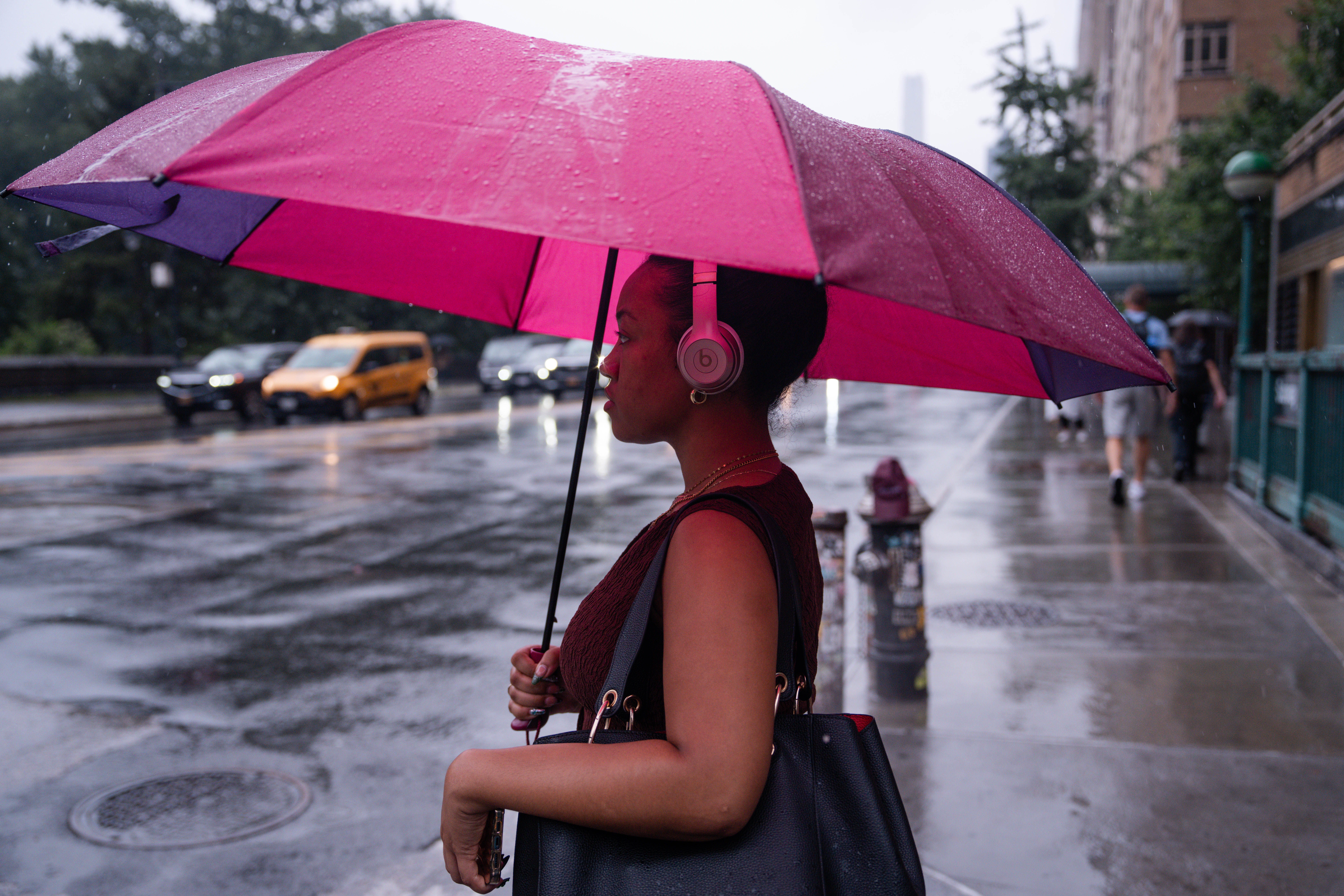 The flash flood warnings came after intense heat and humidity on the East Coast