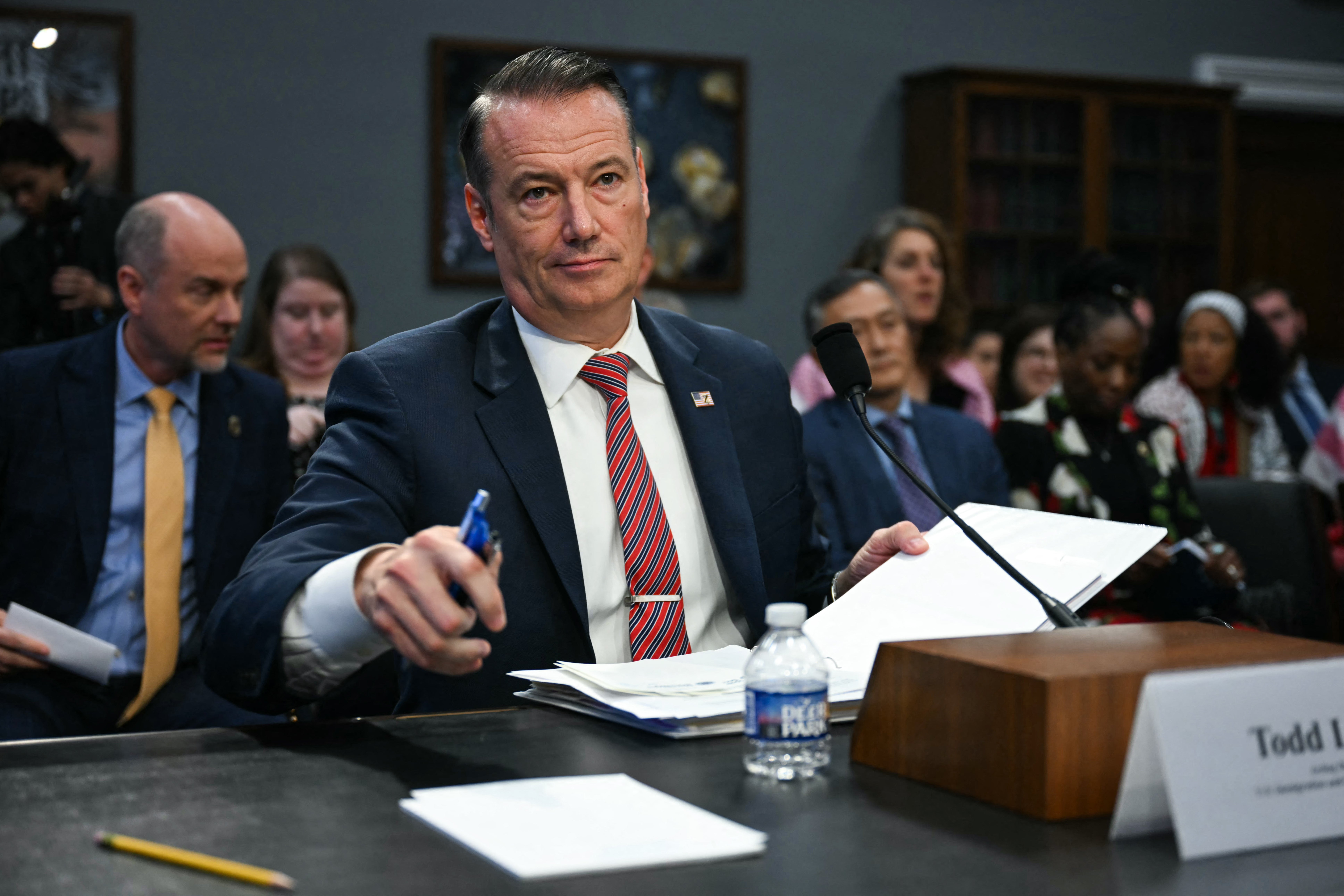 Acting ICE director Todd Lyons says the agency should be ‘run like a corporation’ after comparing the federal government’s deportation operations to Amazon and FedEx