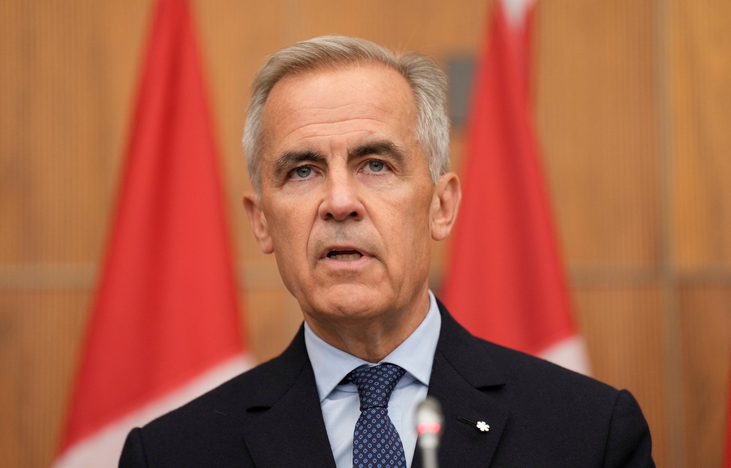 Canada’s prime minister Mark Carney, whose country was hit hard by the tariffs