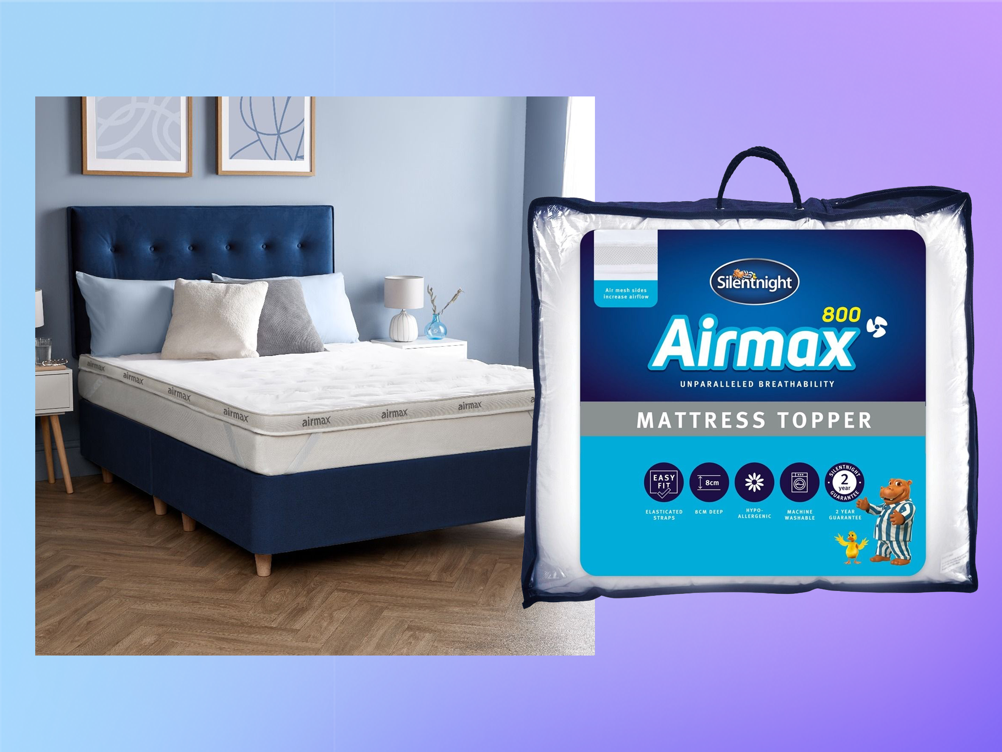 We tested this topper over a good 200 hours of snoozing