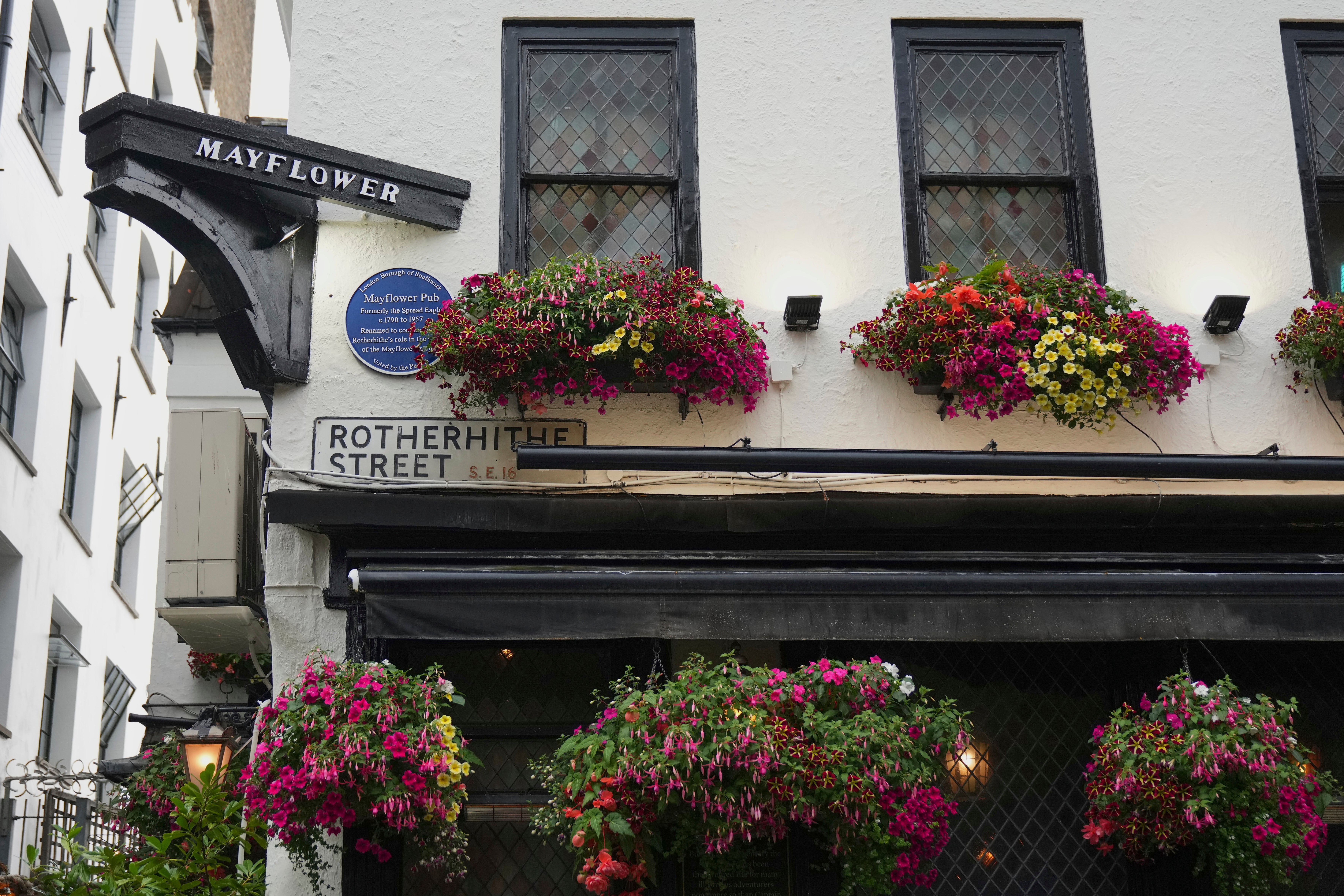 The Mayflower has been a mainstay in London for several centuries