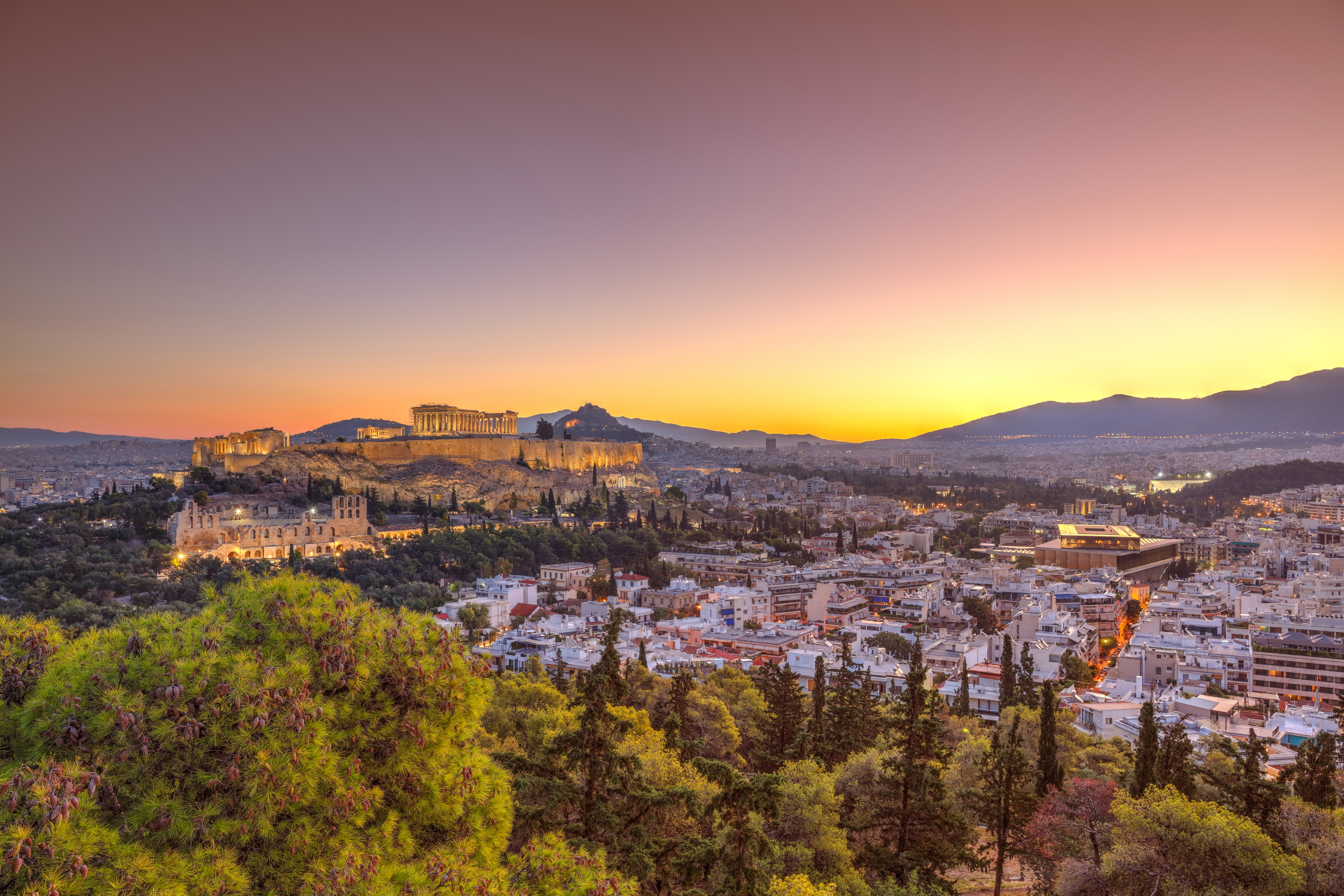 An overnight flight means you could catch the sunrise like a local