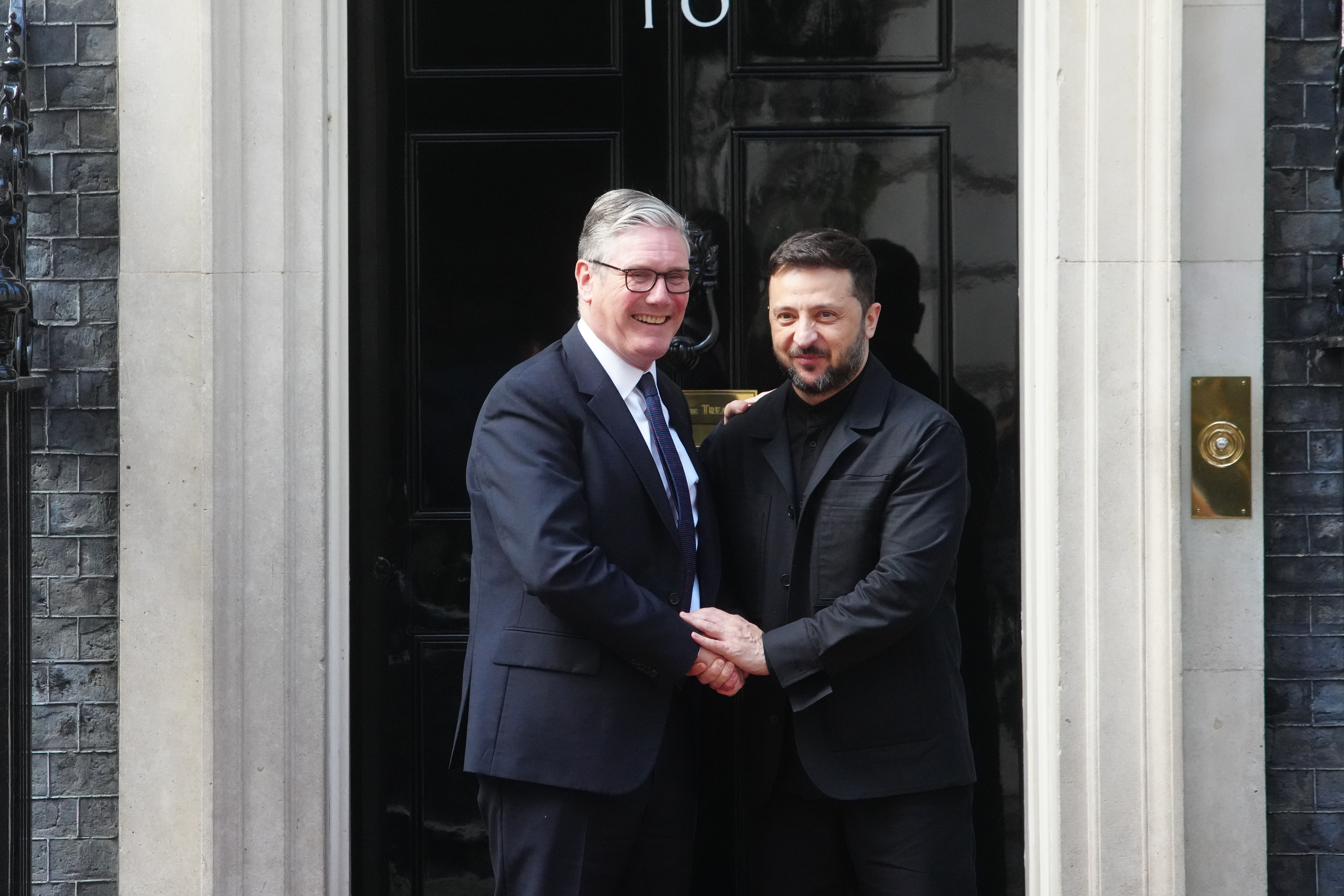 Prime Minister Sir Keir Starmer with Ukrainian President Volodymyr Zelensky earlier in the summer (Jeff Moore/PA)