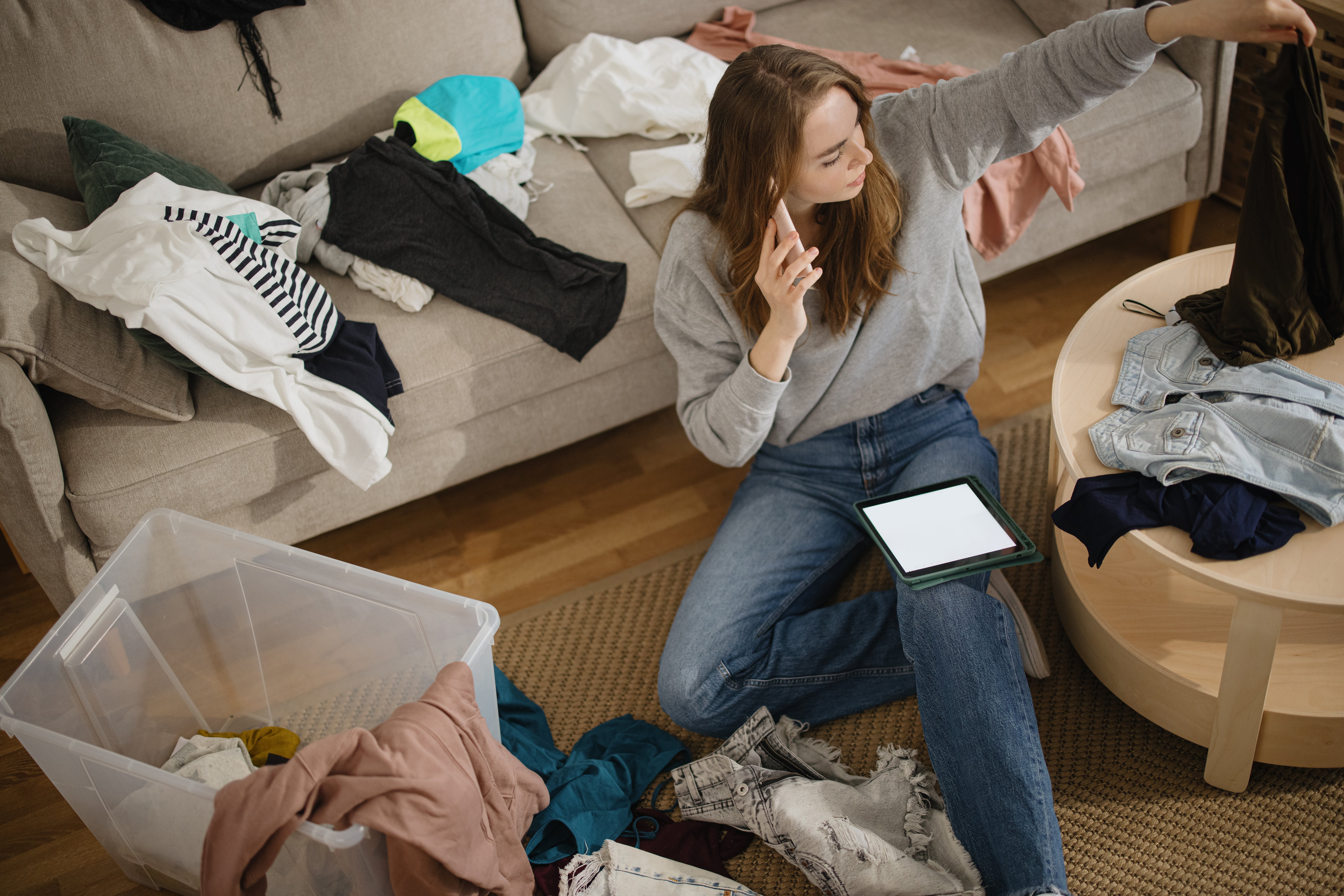 Drowning: a survey of 2,000 British adults found that the majority of people don’t have time in their week to clean