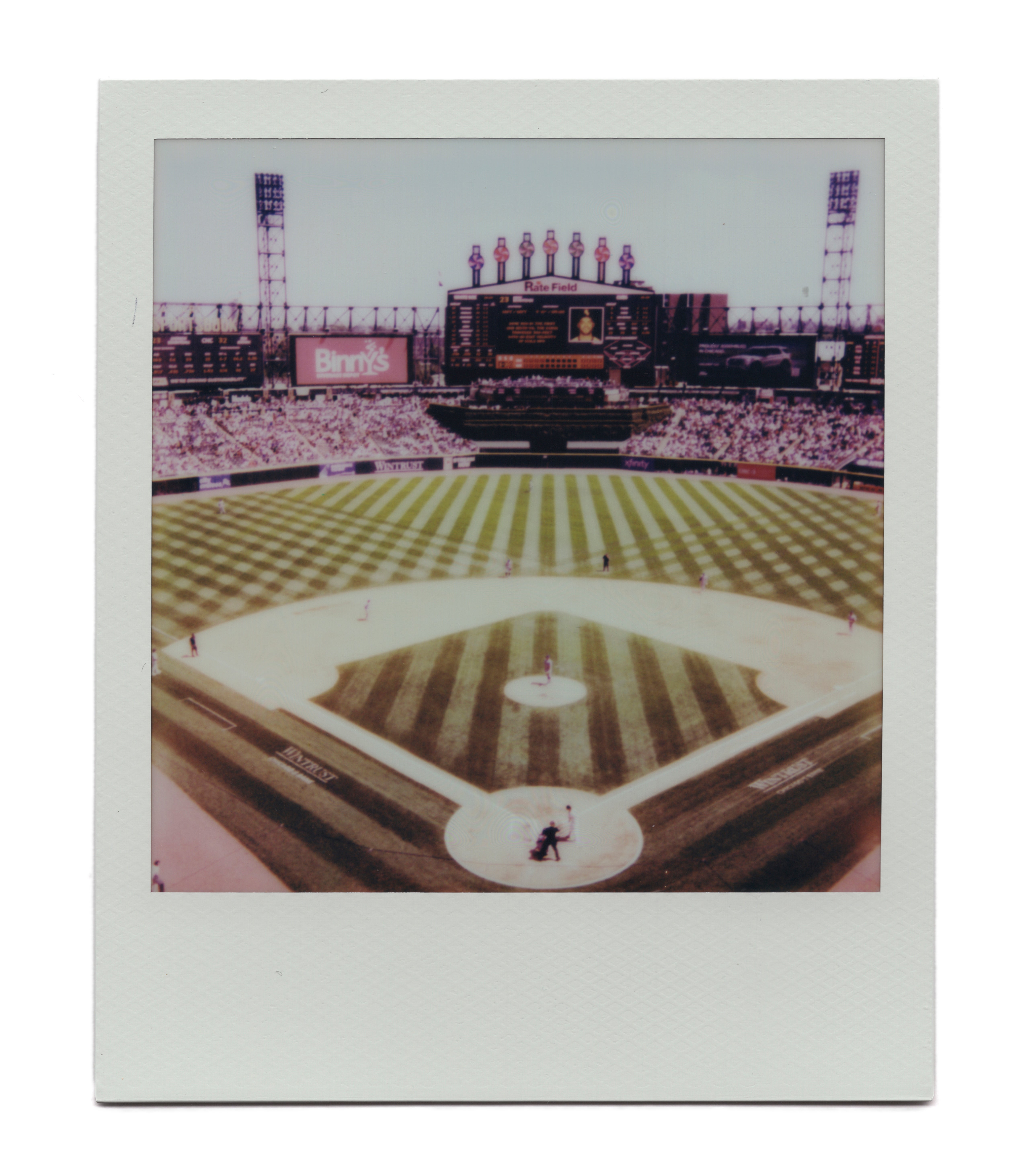 Cubs White Sox Polaroids Photo Essay
