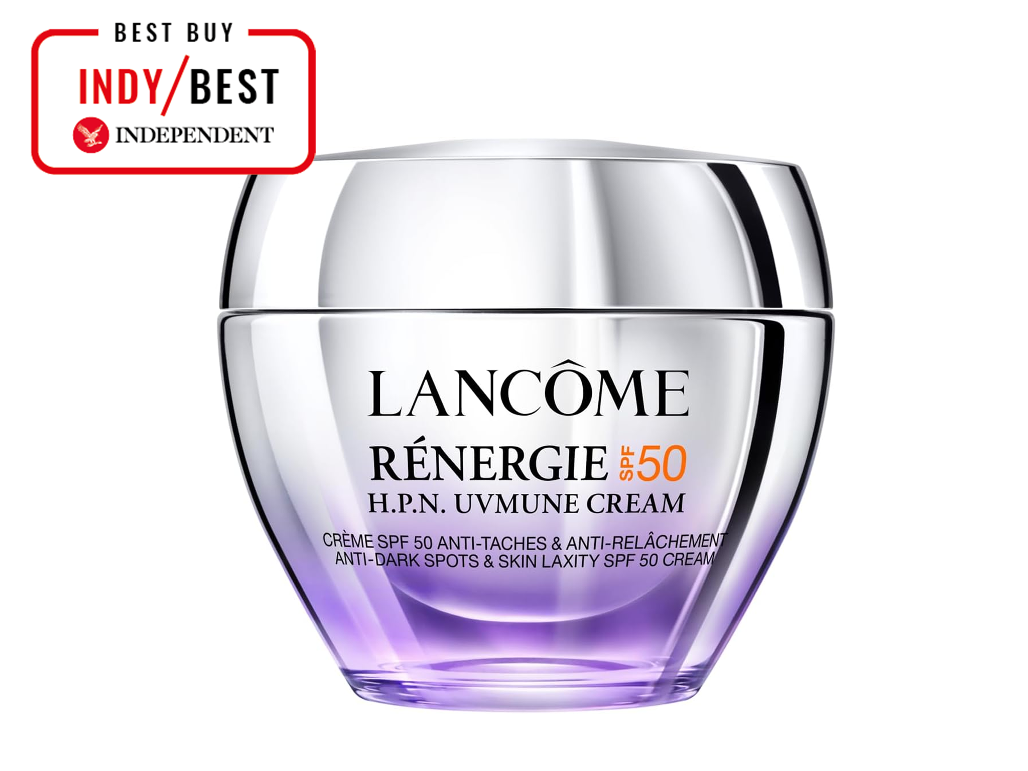 Best moisturiser for mature skin IndyBest rveiew Lancôme rénergie H.P.N UVMUNE SPF50