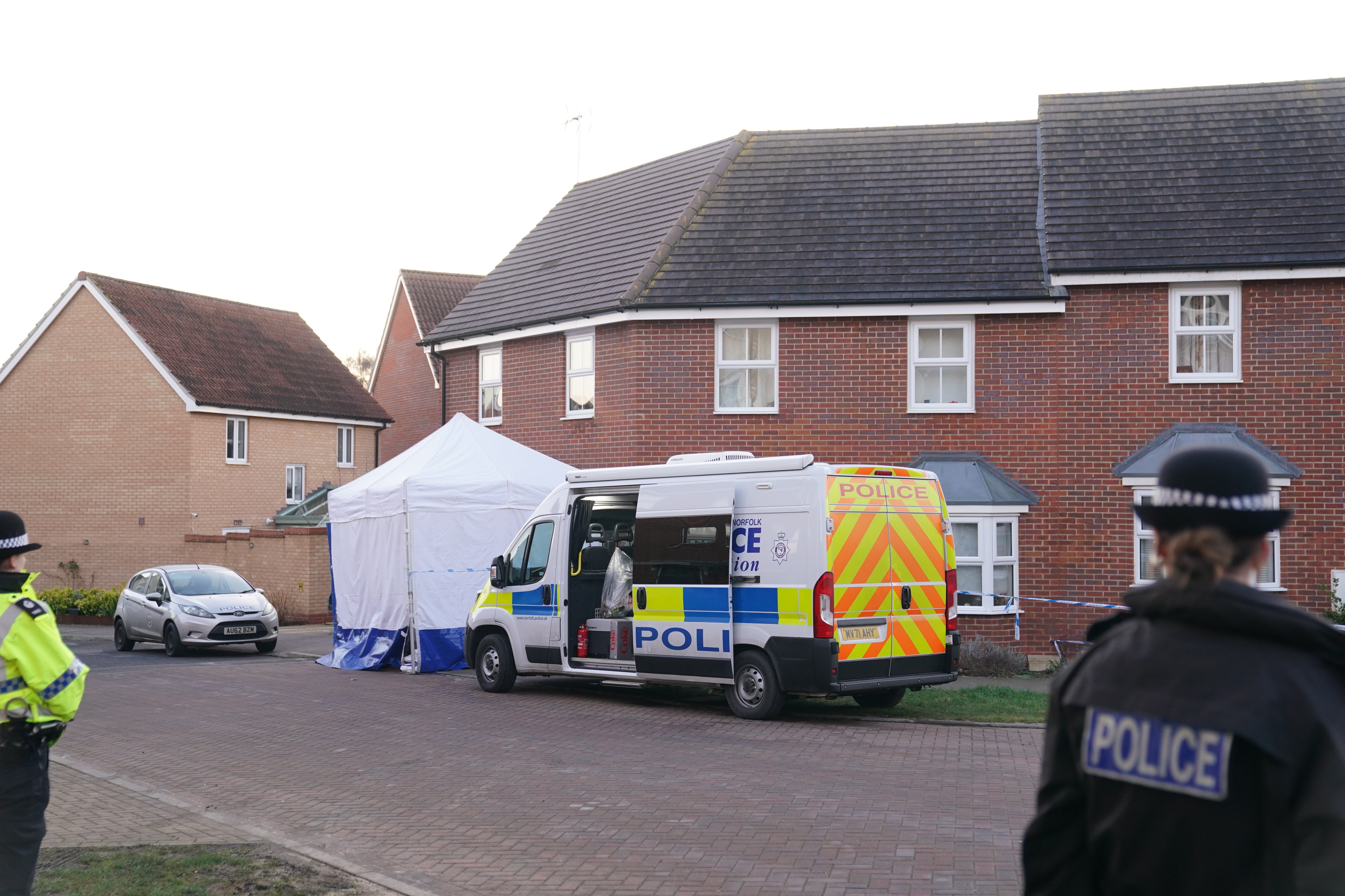 Four people were found dead inside the property near Norwich