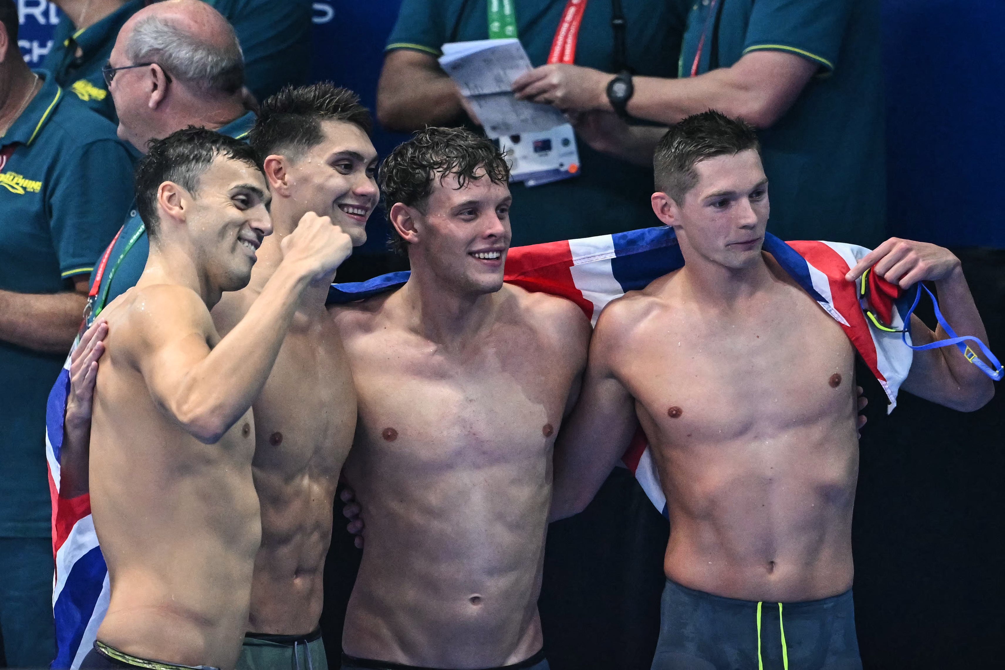 Scott (right) could become the most decorated British Olympian ever at LA 2028
