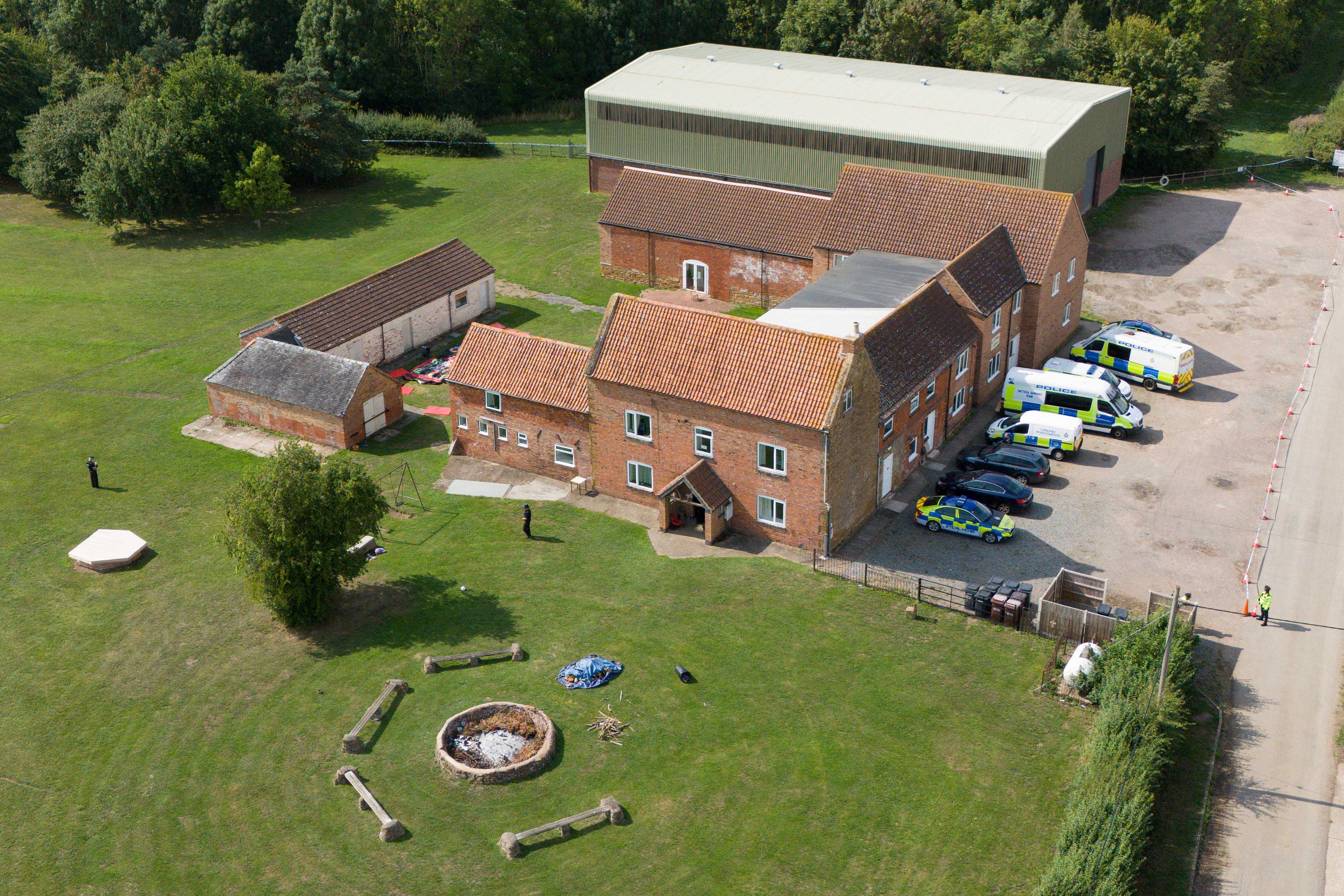 A general view of the scene in Stathern (Jacob King/PA)