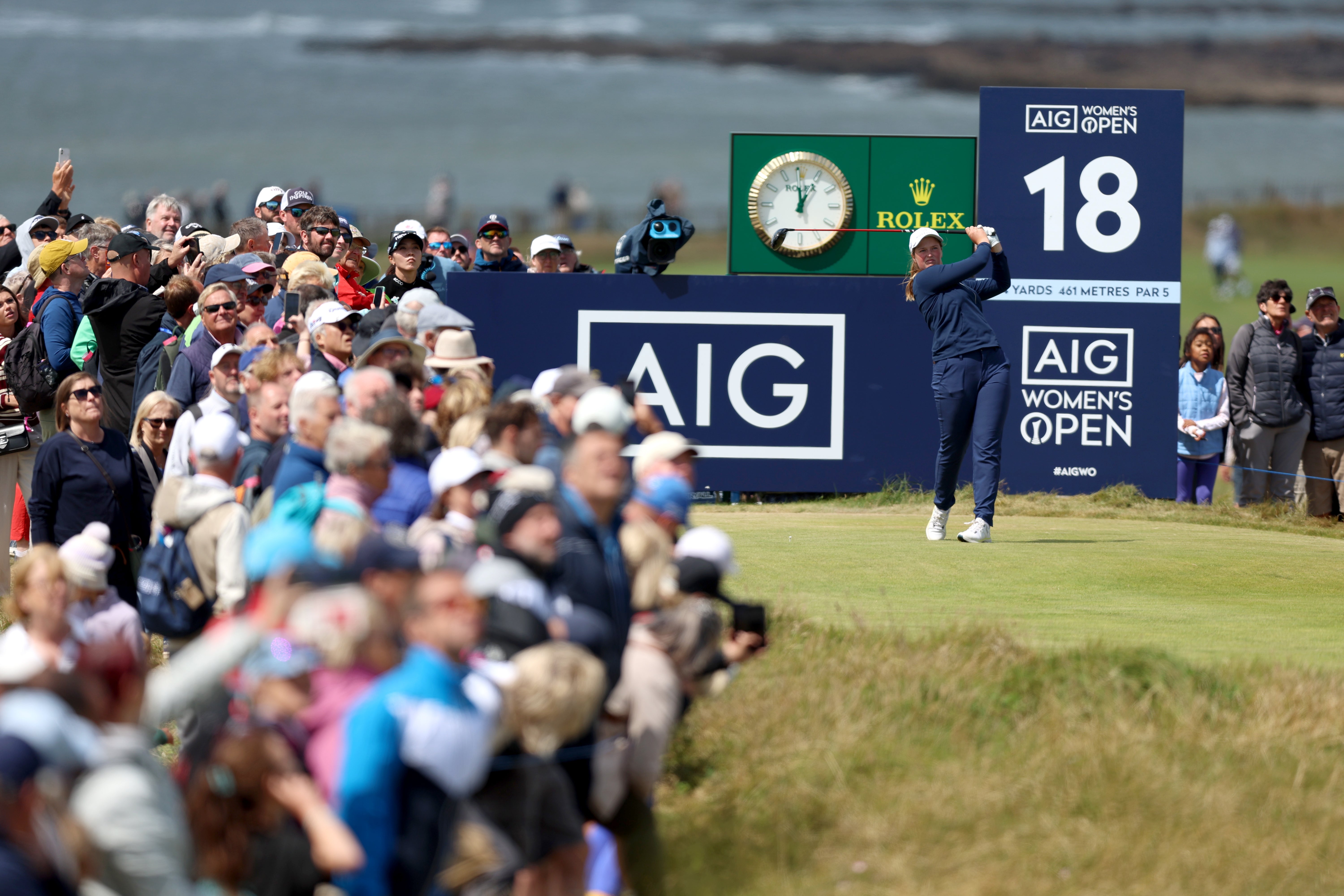 Lottie Woad is garnering praise from golf experts